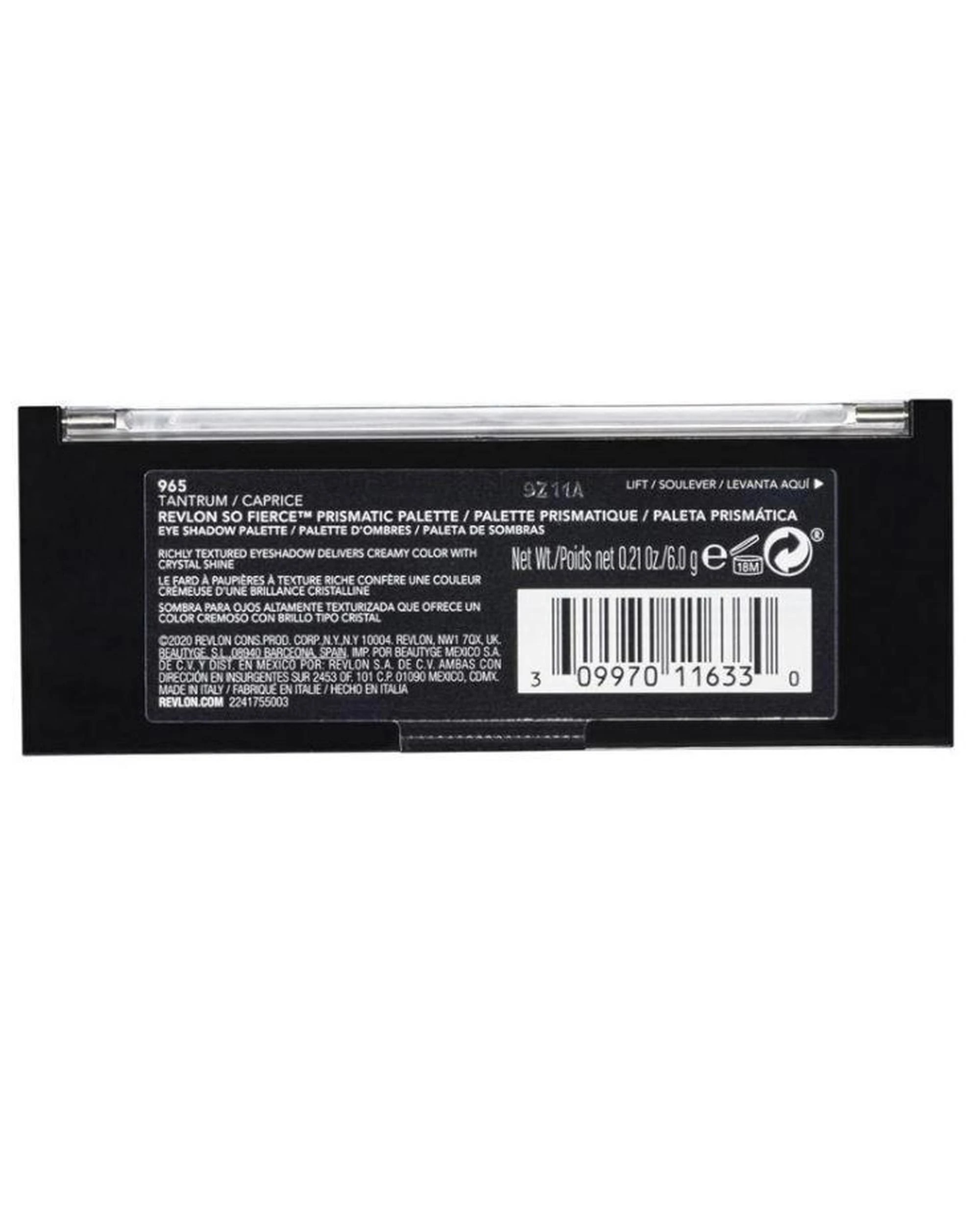 2 2 x Revlon So Fierce! Prismatic Halo Shadow Quad 6g - 965 Tantrum - Brown, 2 of 2