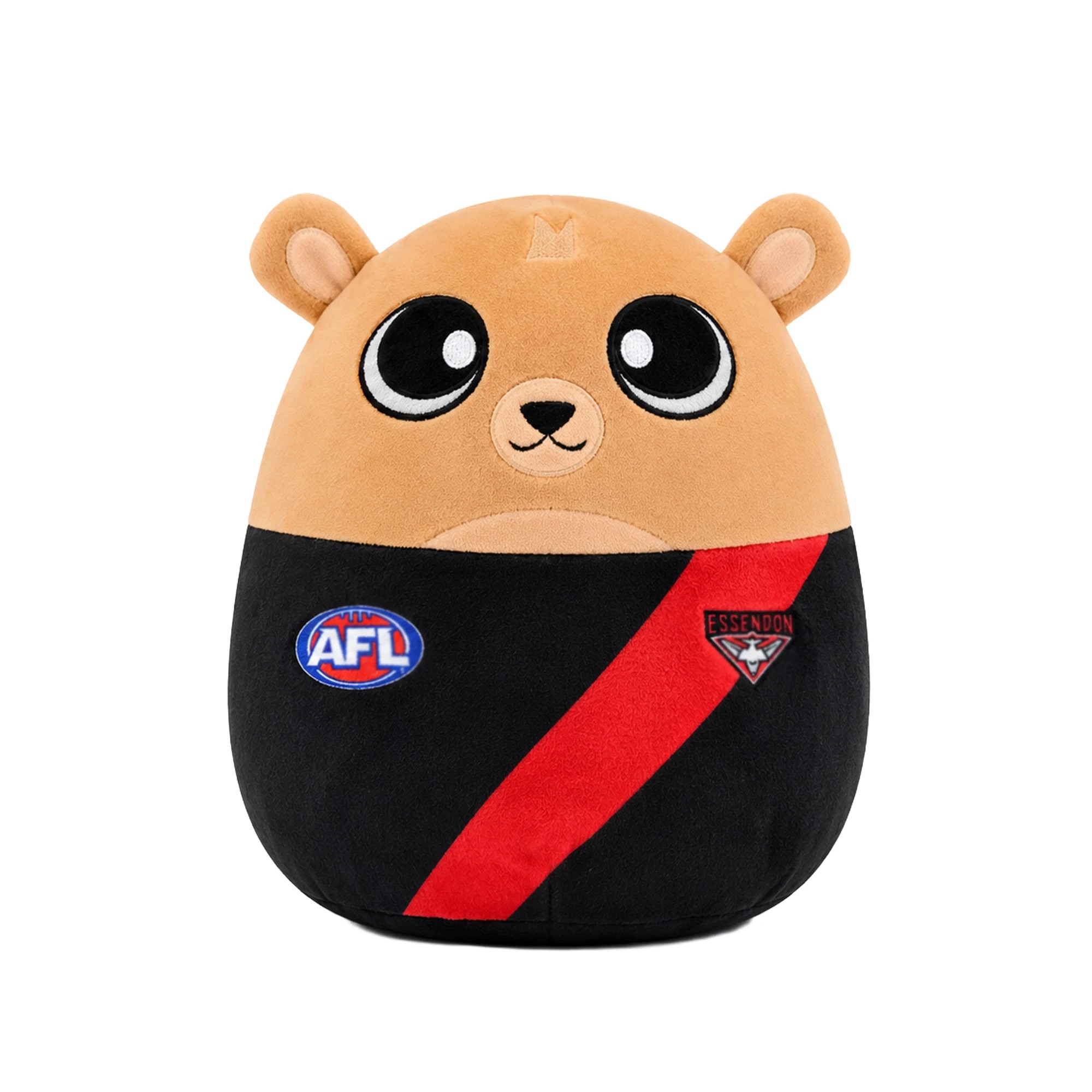 1 AFL Squidglys Essendon Plush Toy, 1 of 2