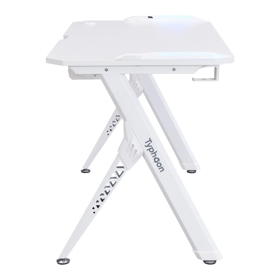 4 Typhoon Viper Gaming Desk 1200mm White, 4 of 10