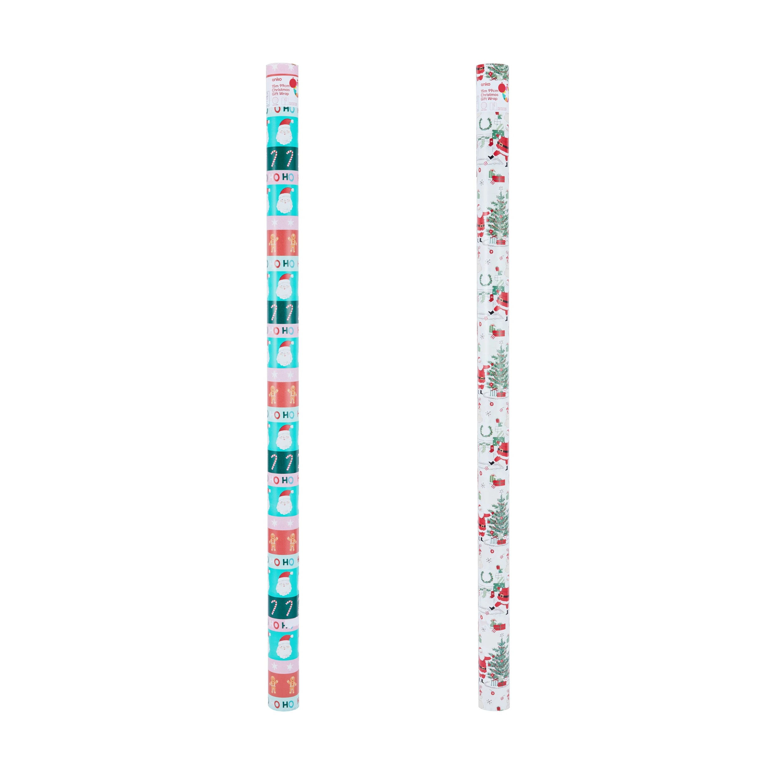 4 15m 99cm Christmas Gift Wrap - Assorted, 4 of 4