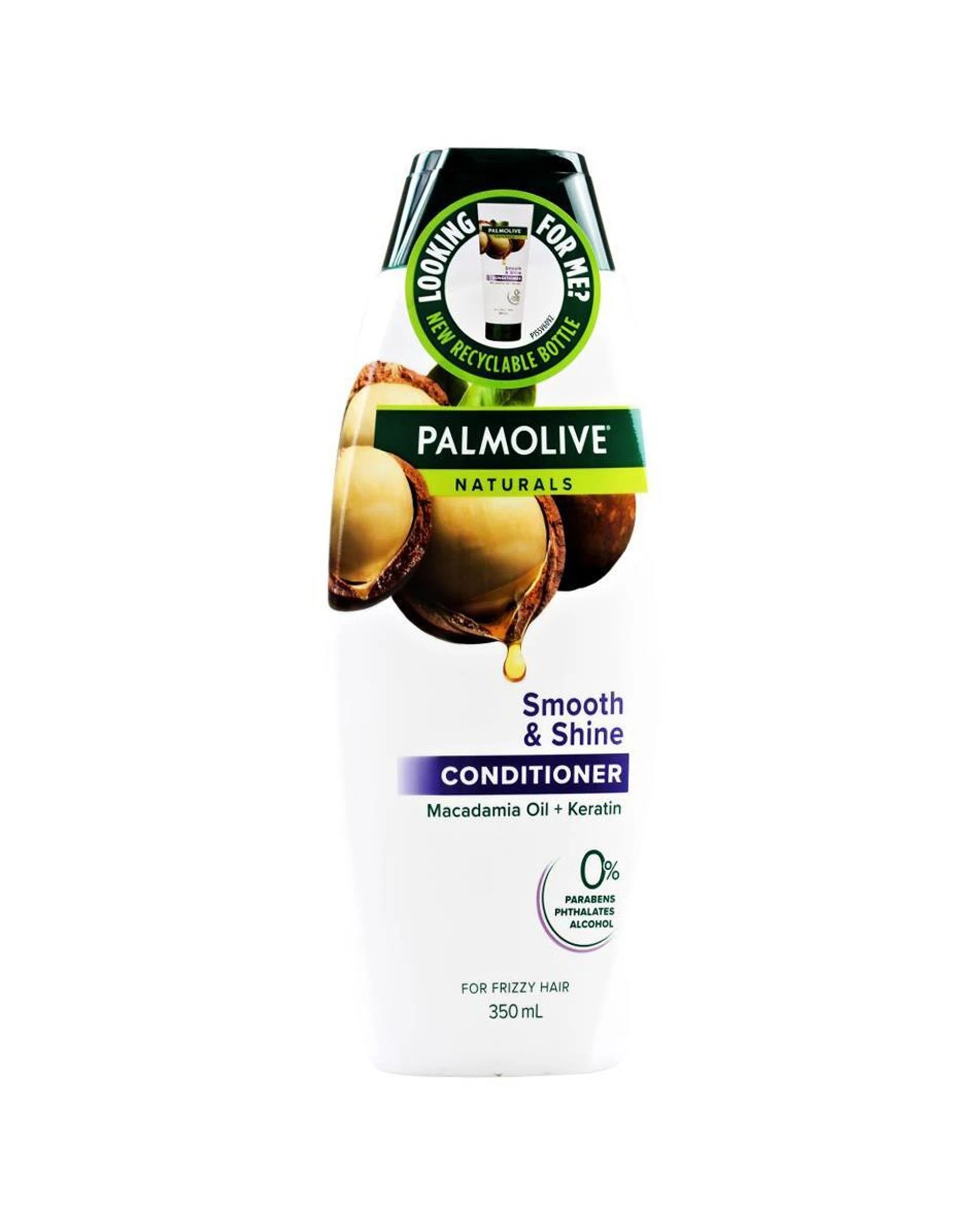 2 Palmolive 8PK Conditioner Smooth and Shine Macadamia Oil and Keratin 350ml - White, 2 of 3