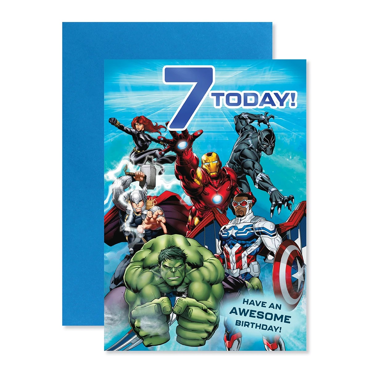 1 Connections from Hallmark 7th Birthday Card - Marvel Avengers, 1 of 3