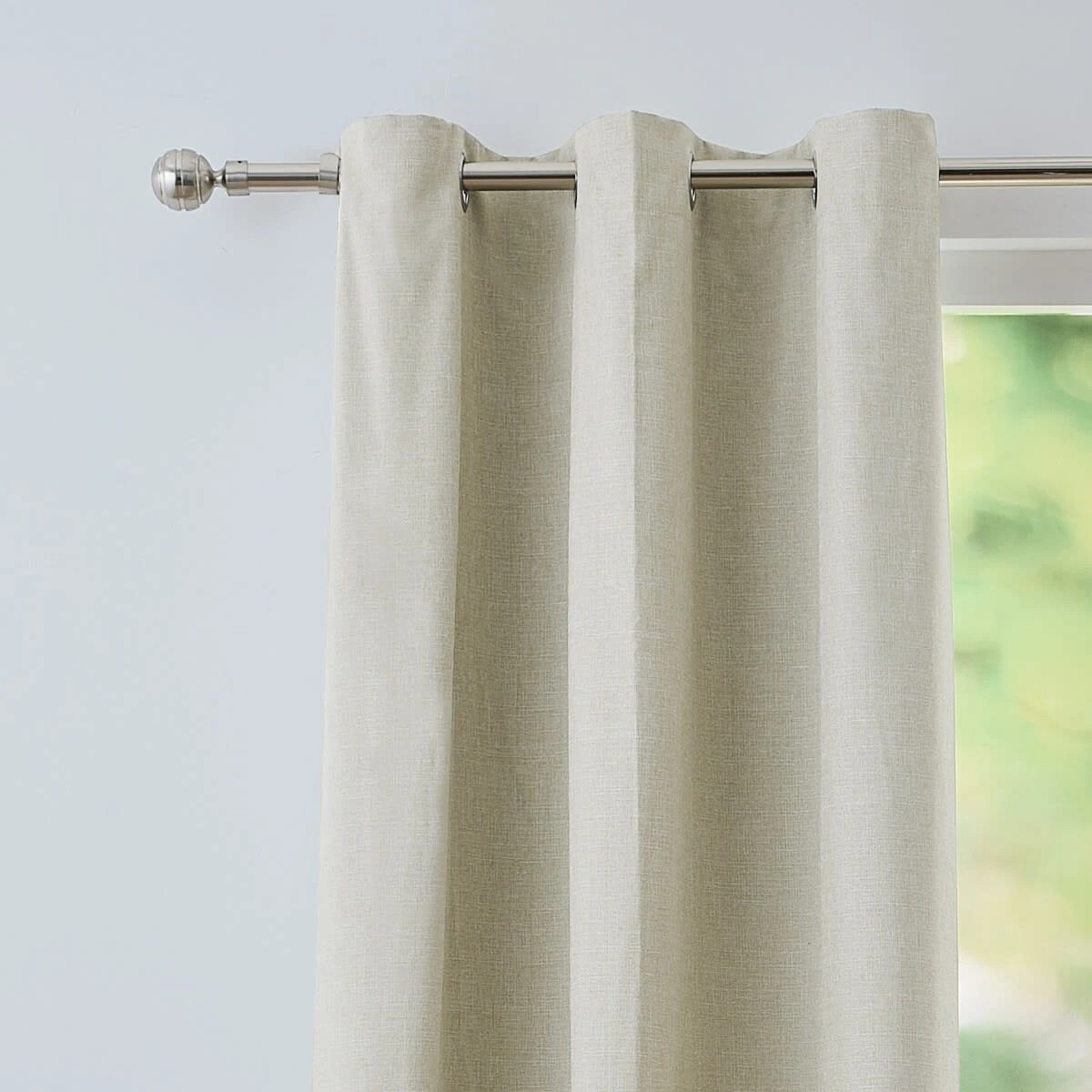 2 Monaco Blockout Curtain - Natural - 120cm x 213cm, 2 of 7