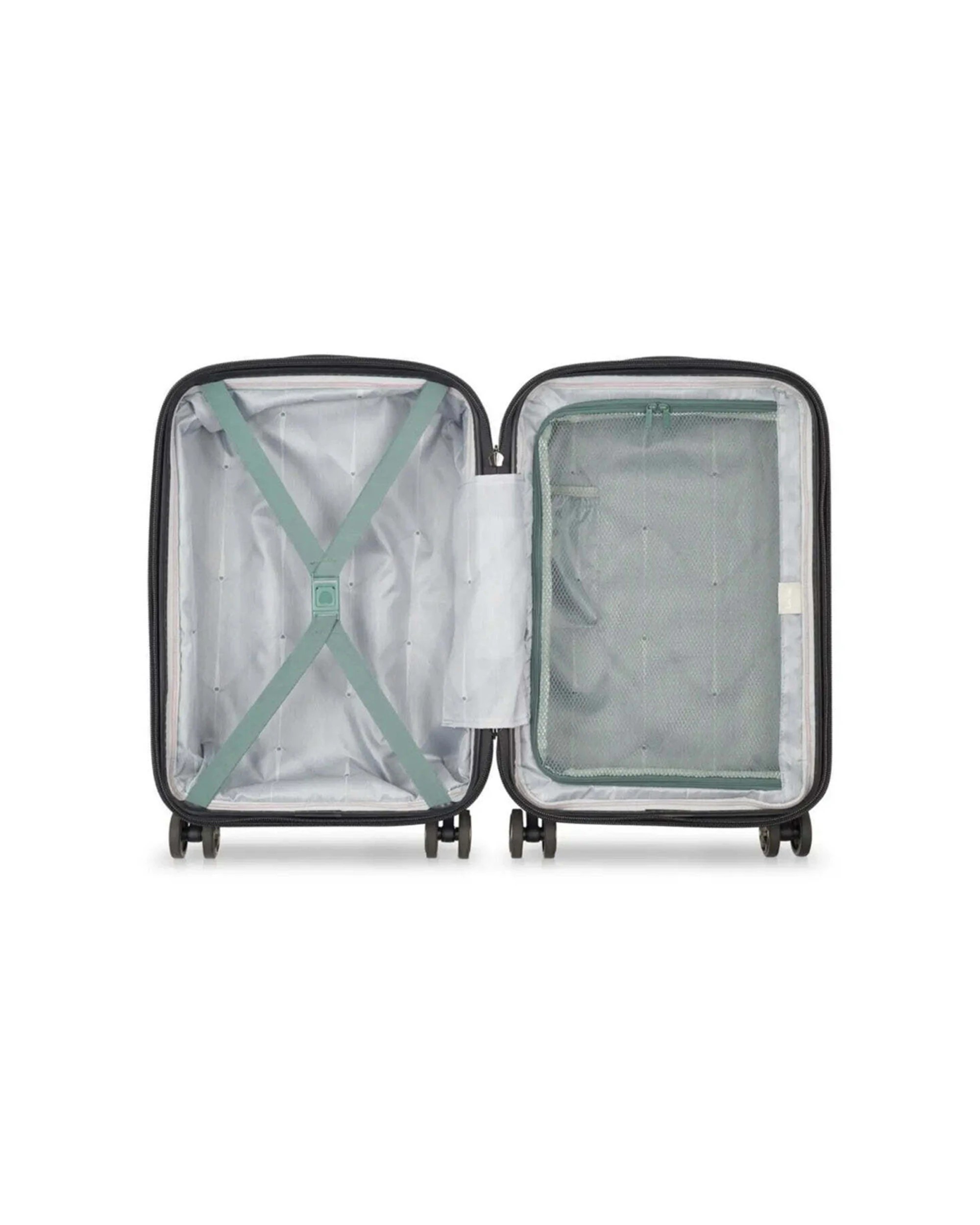 3 Delsey Shadow 5.0 - 55 cm Expandable Cabin Suitcase TSA Lock Polycarbonate - Green, 3 of 5
