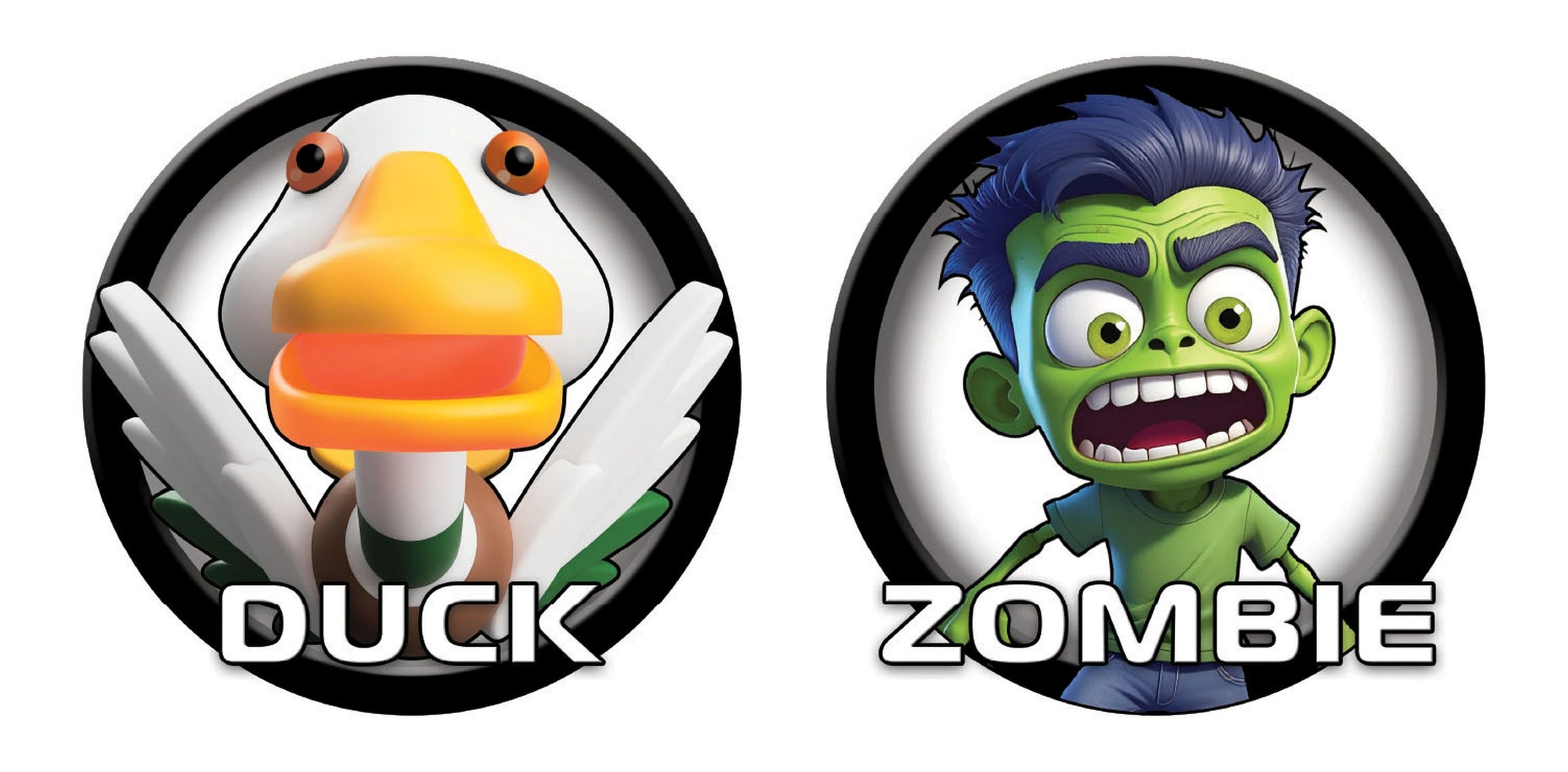 4 Laser X Projex Duck and Zombie Arcade - White, 4 of 4