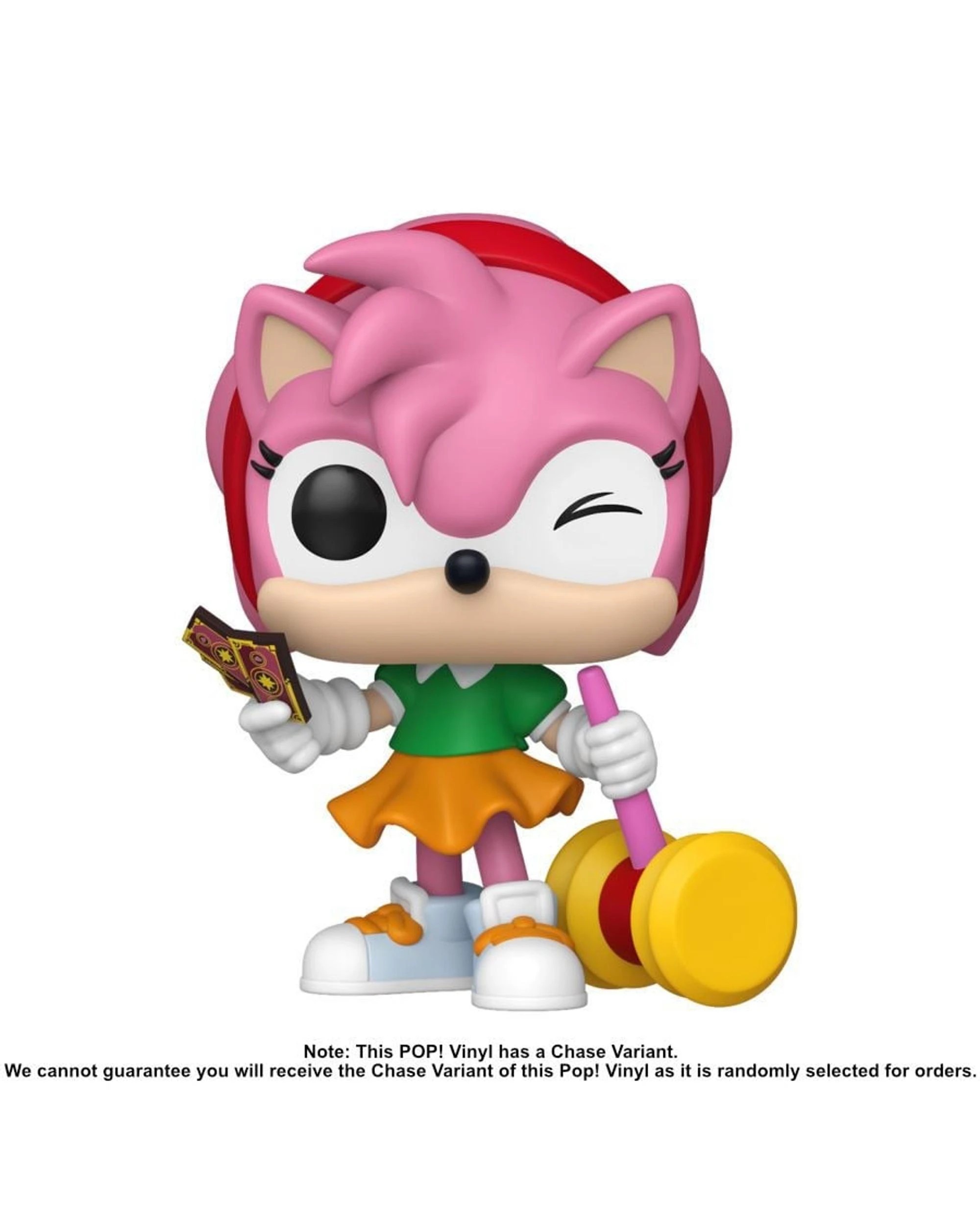 5 Sonic the Hedgehog Amy Rose with Piko Hammer Funko POP! Vinyl, 5 of 6