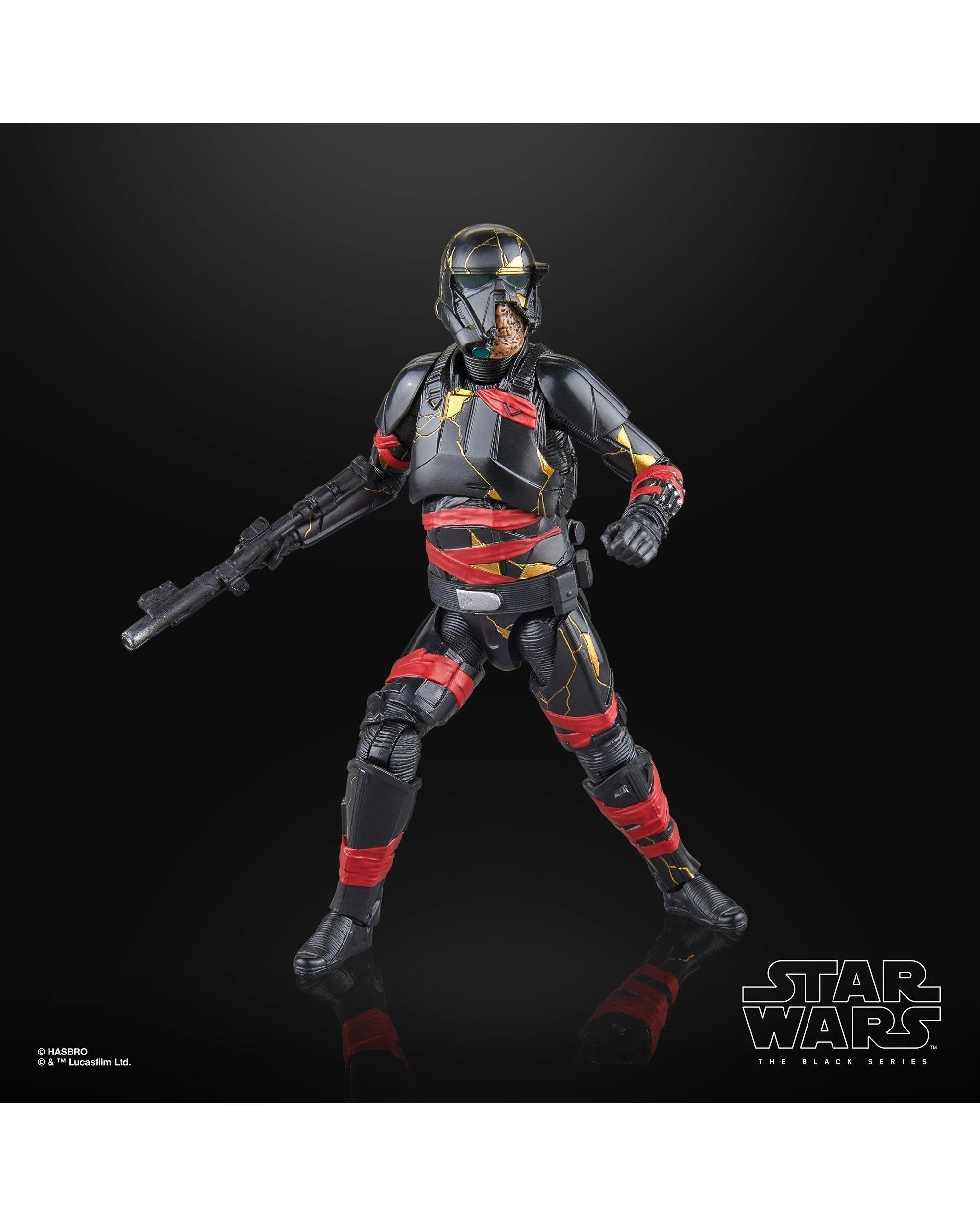 8 Star Wars The Black Series: Ahsoka Night Trooper Action Figure, 8 of 10