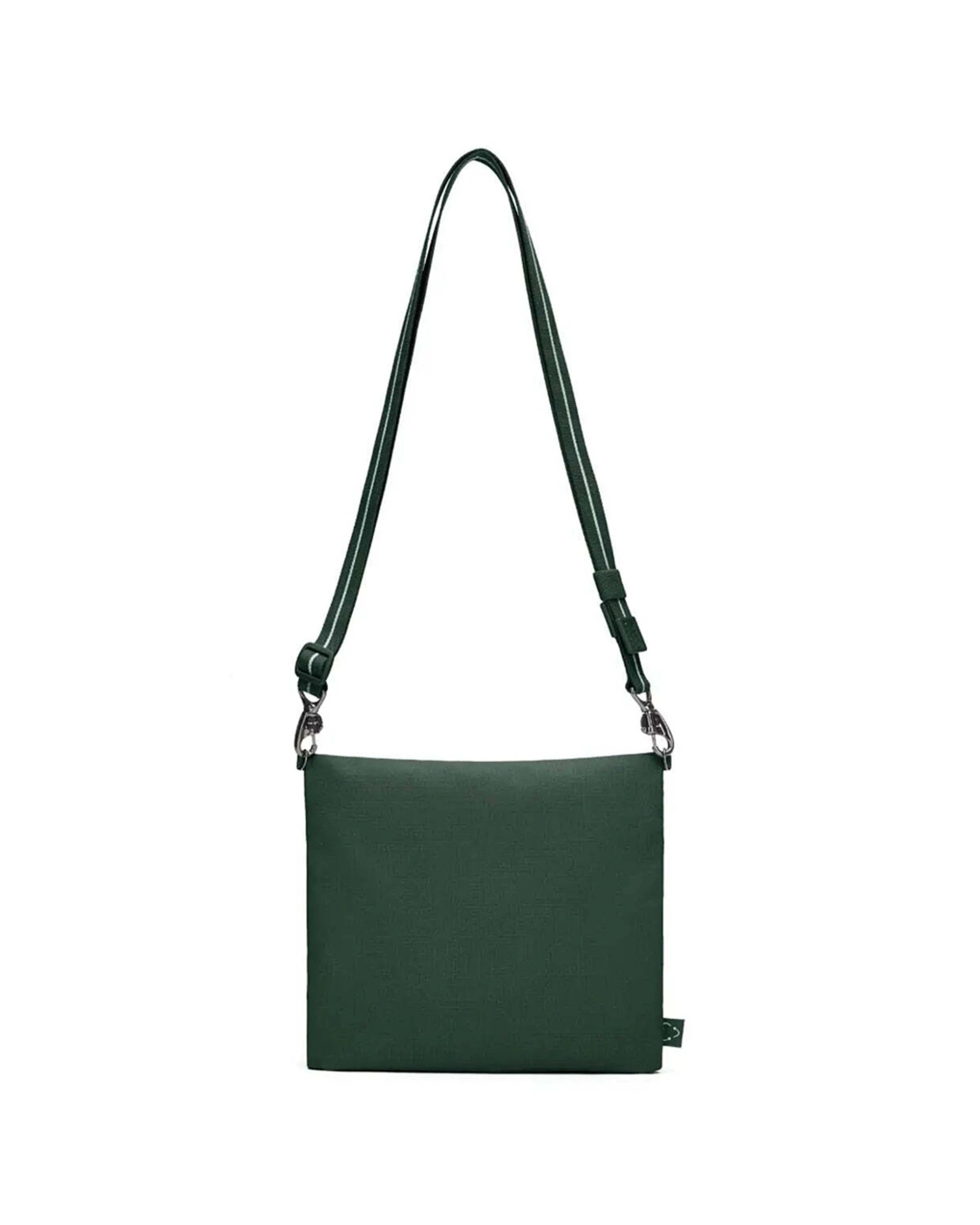 5 Pacsafe Go Anti-Theft Crossbody Pouch Recycled Polyester Adjustable Strap Spruce - Green, 5 of 8