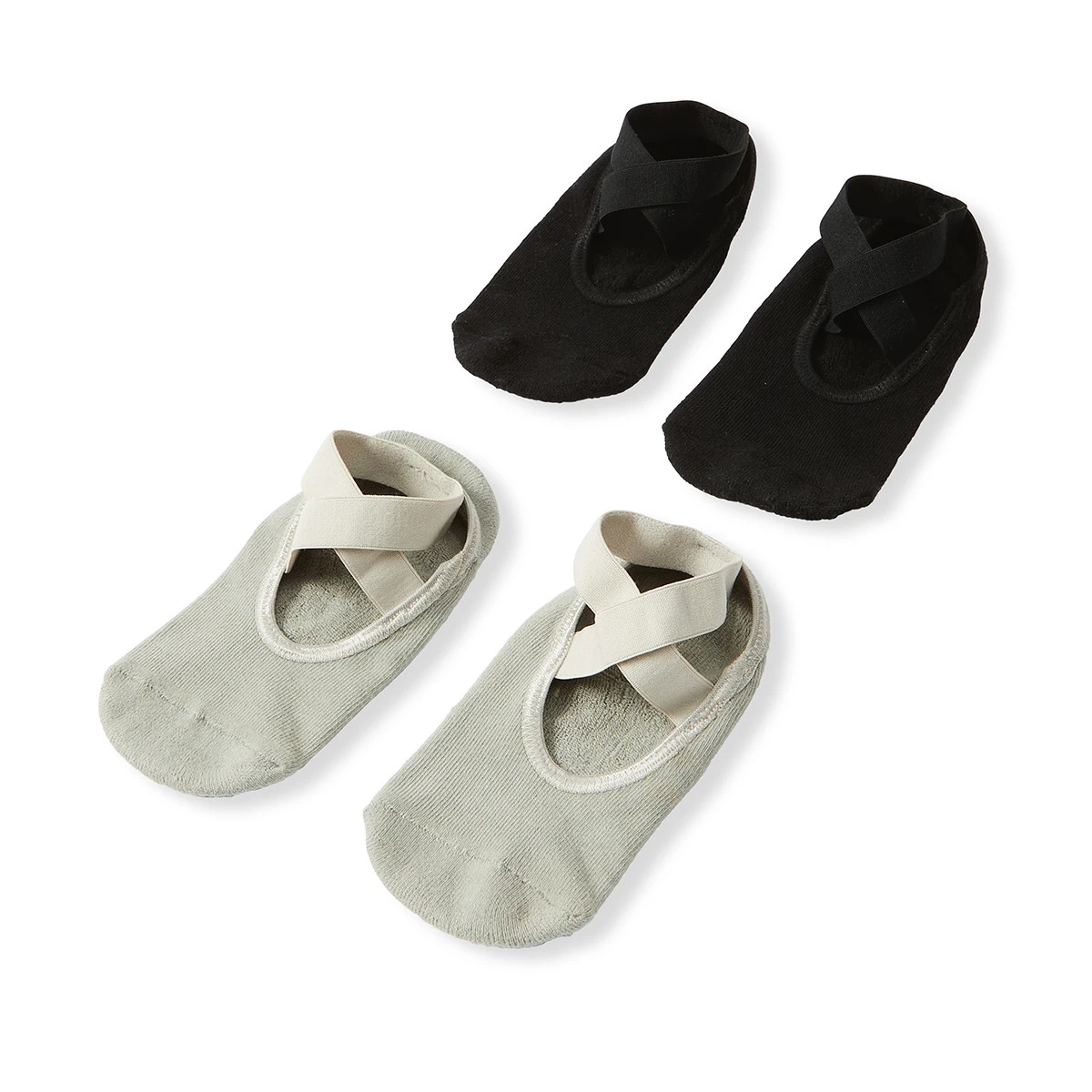 4 2 Pack Yoga Socks, 4 of 9