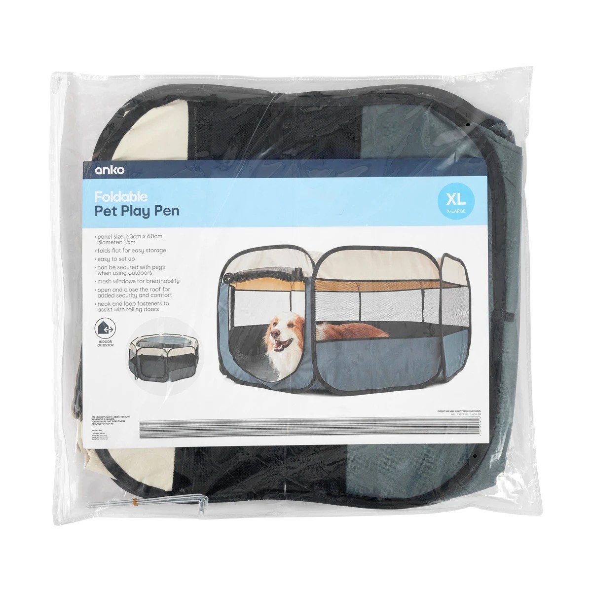 9 Foldable Pet Play Pen - Extra Large, 9 of 9