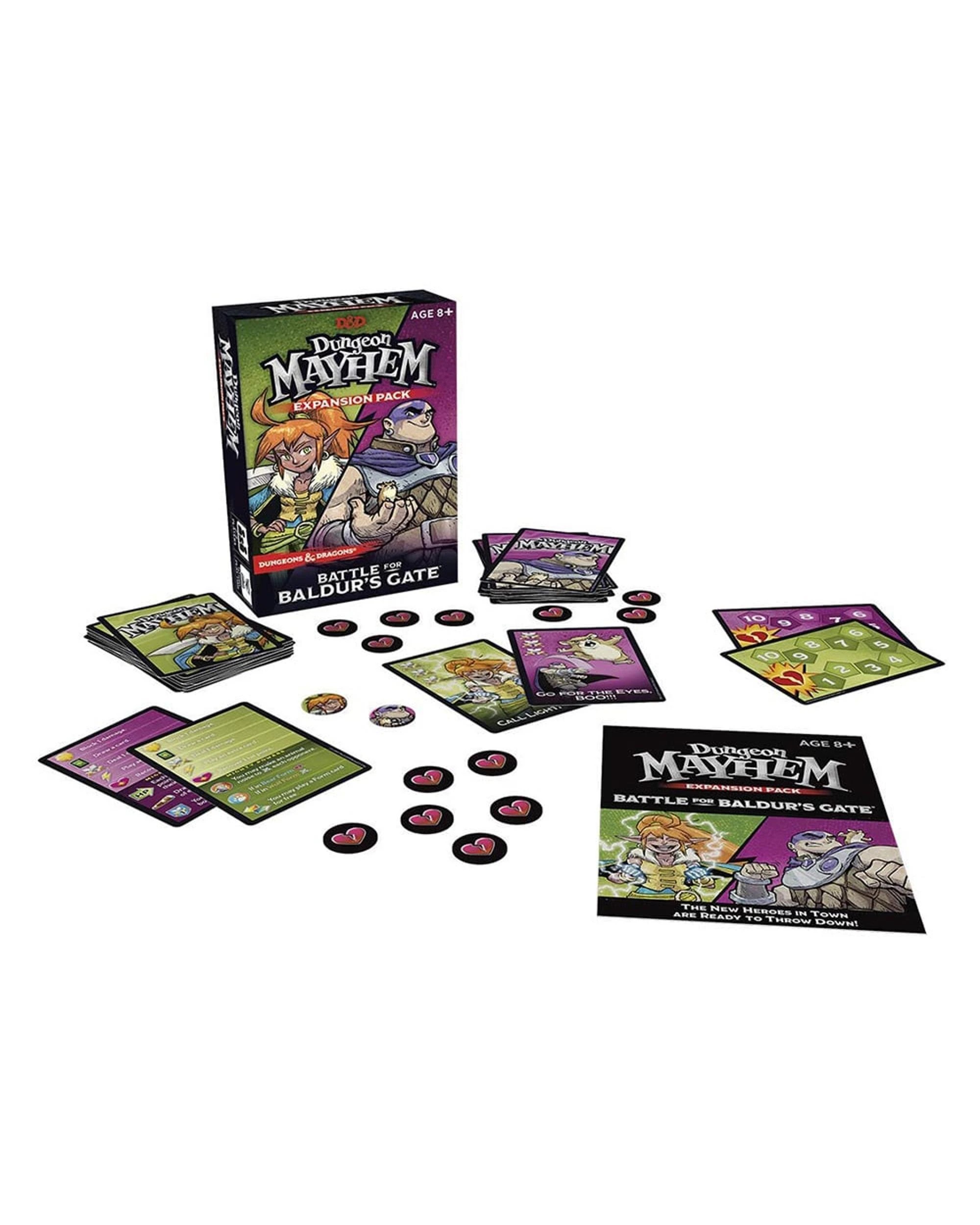 2 Dungeons and Dragons Dungeon Mayhem Battle for Baldurs Gate Expansion Card Game, 2 of 2