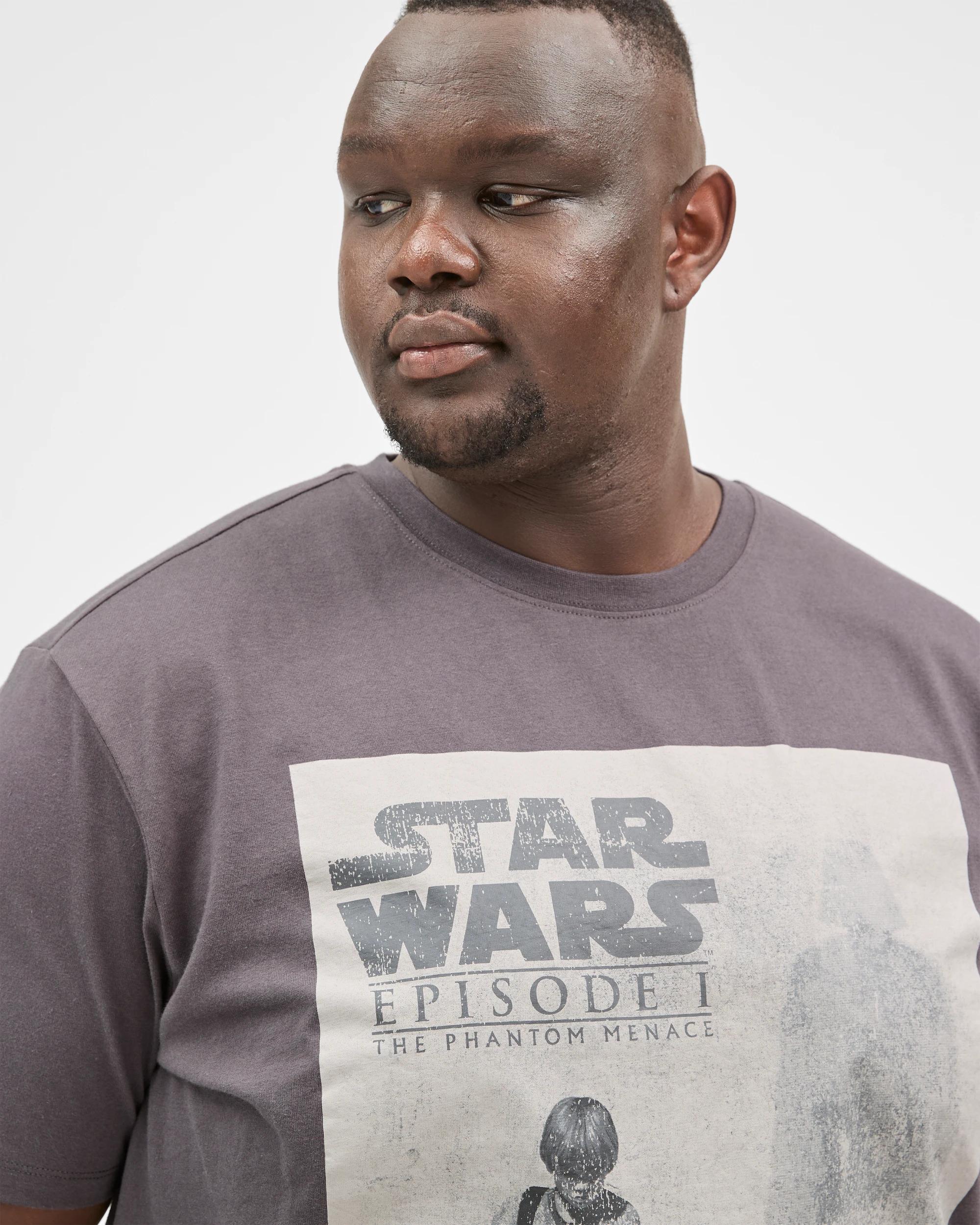 5 Disney Star Wars Plus Size Australian Cotton T-Shirt BLACK, 5 of 6