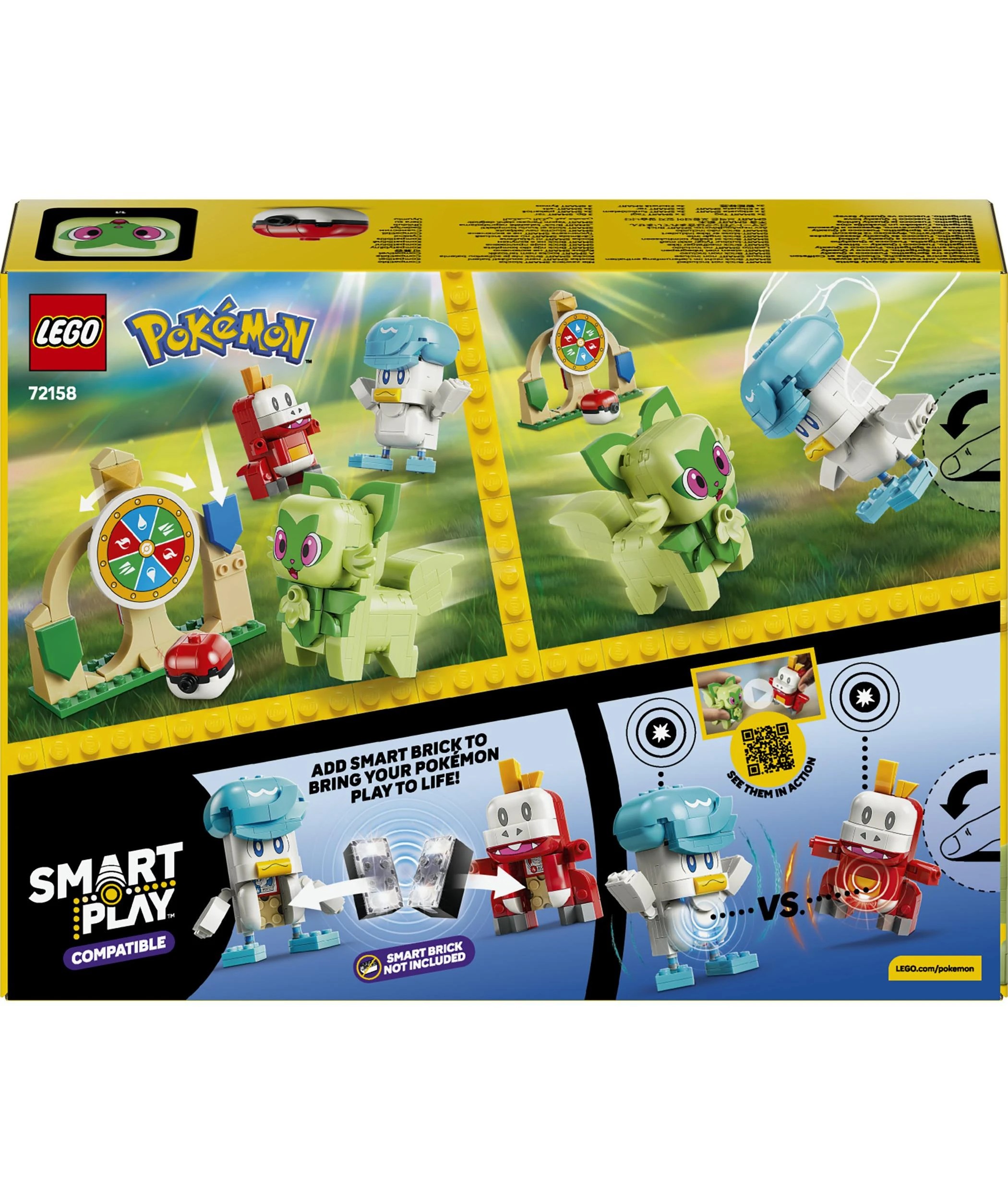 11 LEGO Pokemon SMART Play: Sprigatito, Fuecoco and Quaxly Battle 72158, 11 of 11