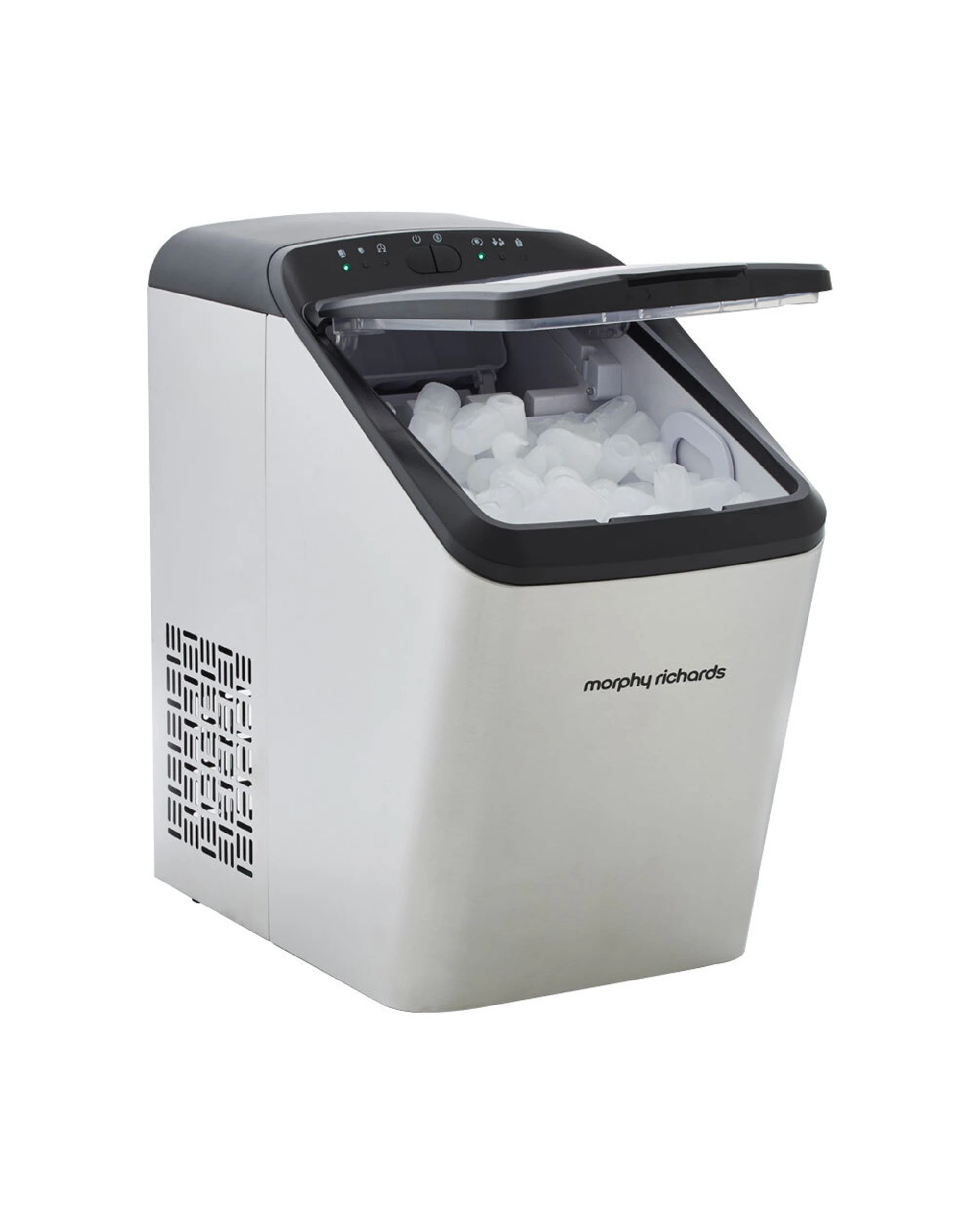 2 Morphy Richards 1.8kg Ice Maker Machine 2.8l Countertop Bar Stainless Steel
 - Silver, 2 of 9