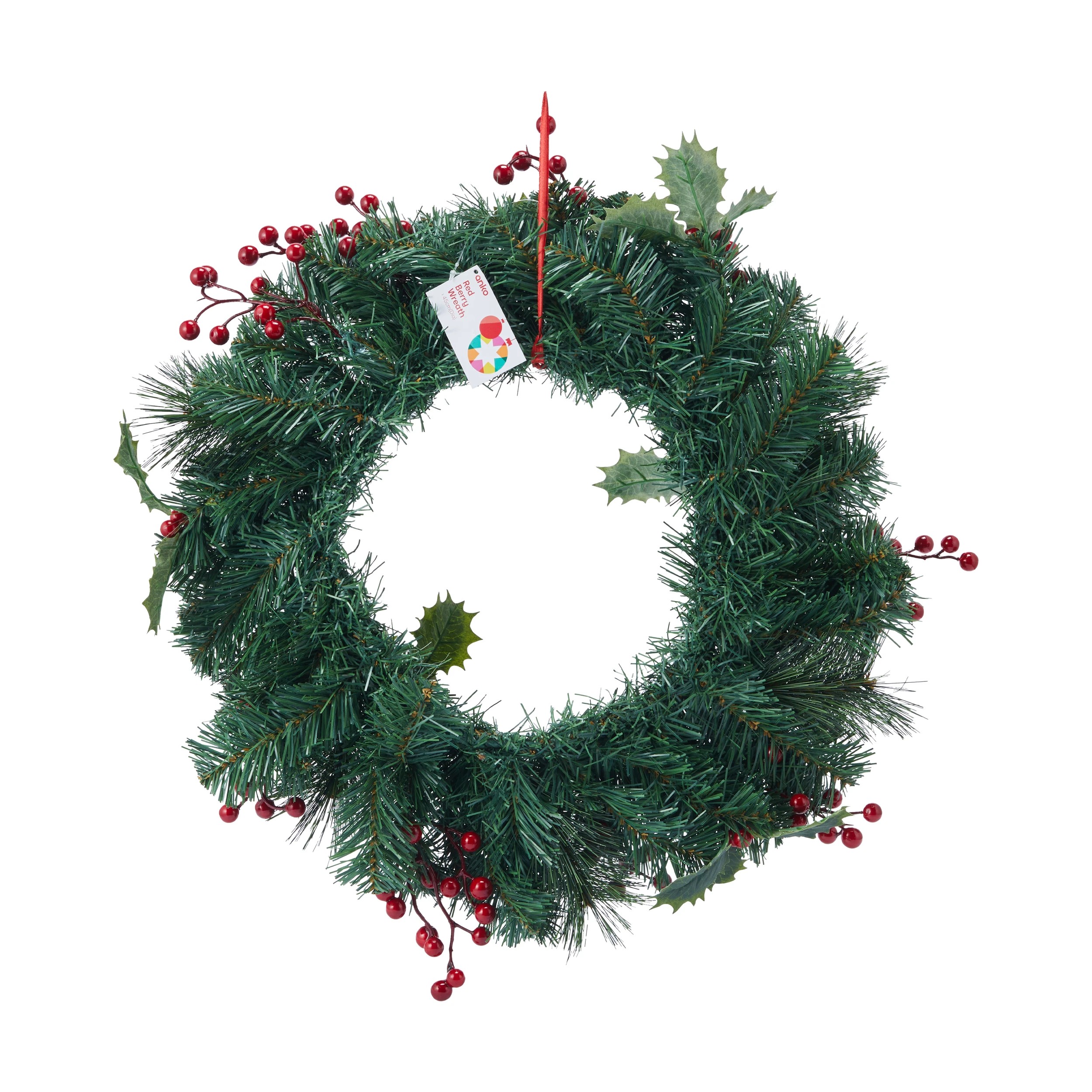4 Red Berry Wreath, 4 of 4