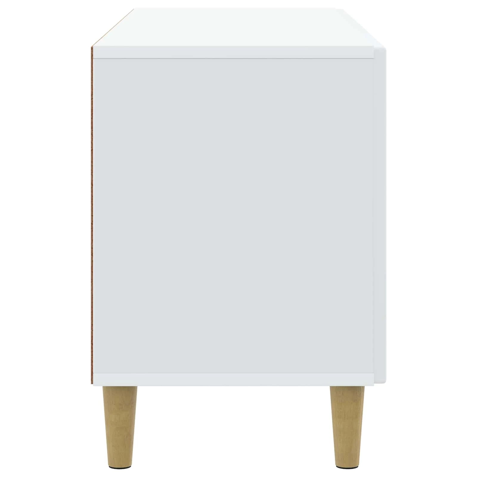 6 vidaXL Modern TV Cabinet Ample Storage - White, 6 of 9