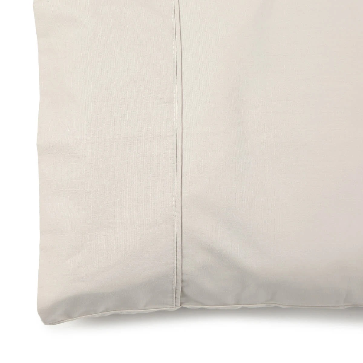 6 225 Thread Count Cotton Rich Standard Pillowcase - Oatmeal, 6 of 7