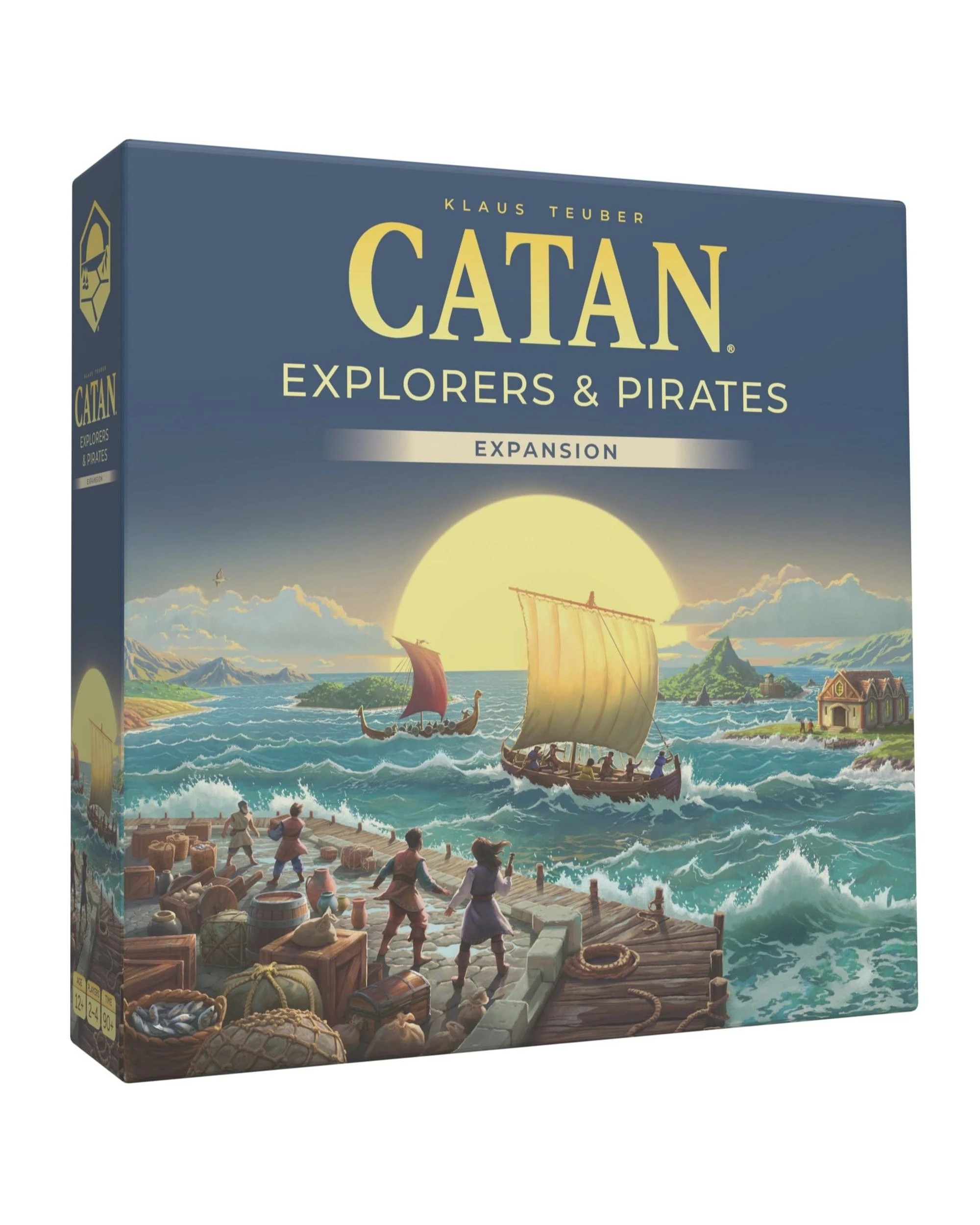1 Catan 6th Edition: Explorers and Pirates Expansion Board Game, 1 of 4