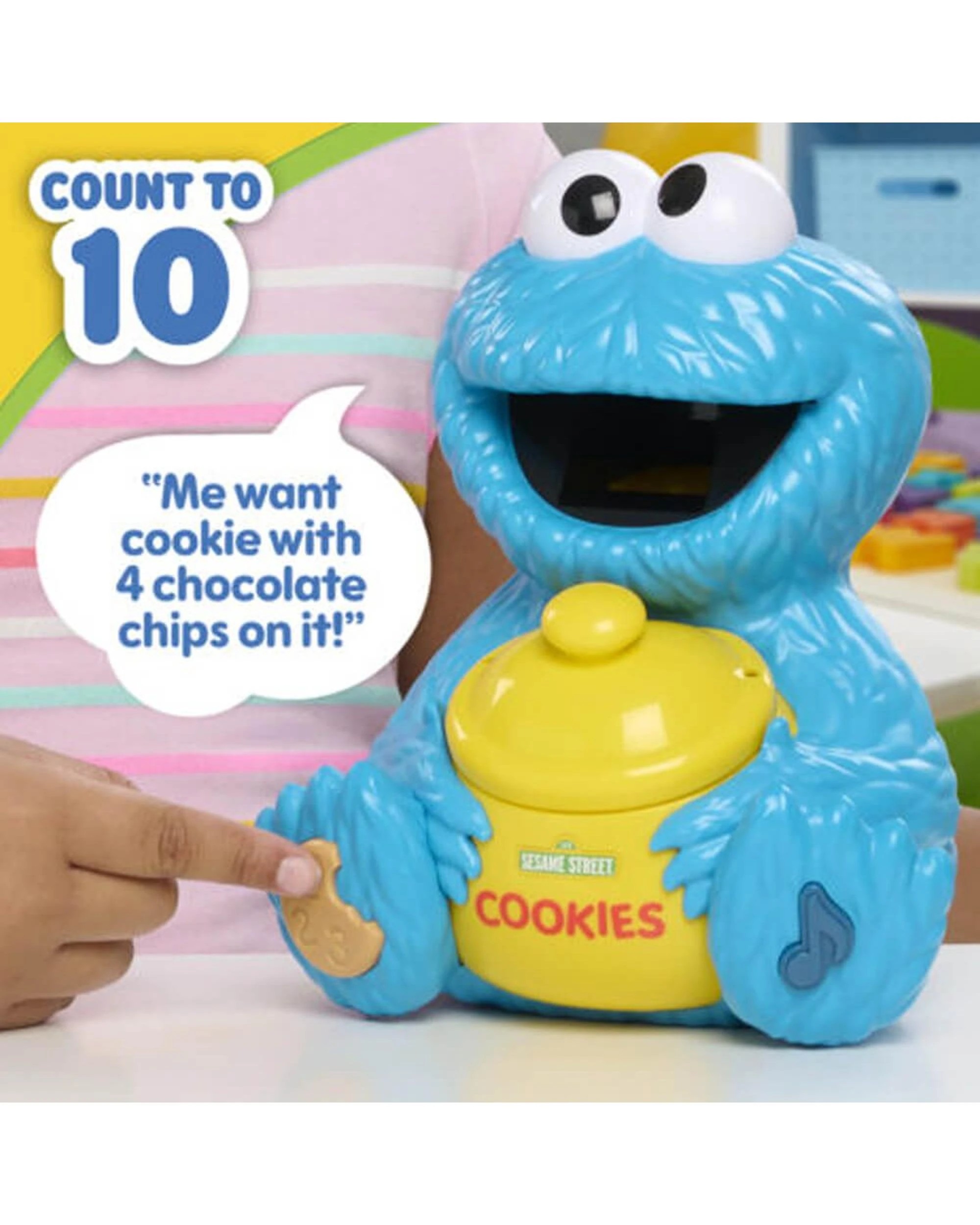 3 Sesame Street Cookie Monster's Counting Jar Educational Toy, 3 of 5