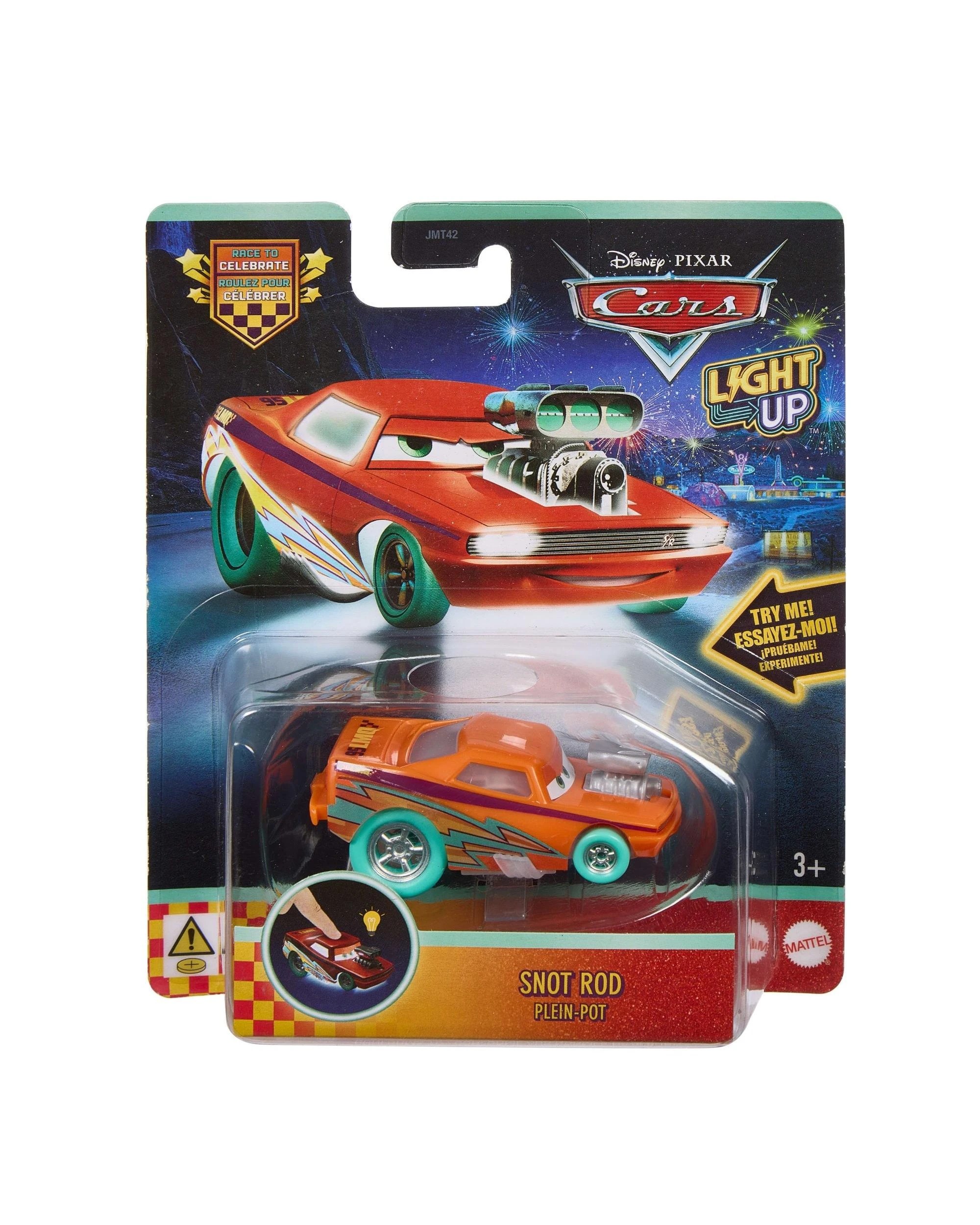 1 Disney Pixar Cars Snot Rod Light Up Vehicle, 1 of 1