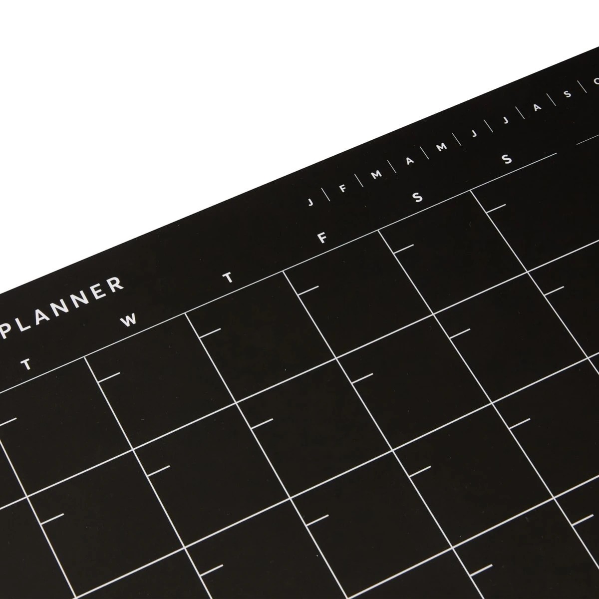 4 Monthly Magnetic Planner - Black, 4 of 8