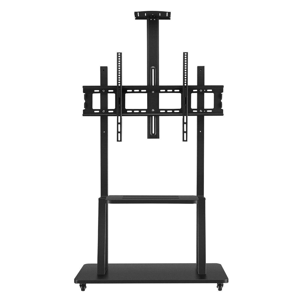 1 Ausway Mobile TV Screen Monitor Stand Mount Bracket Trolley 50-98 Inch, 1 of 8
