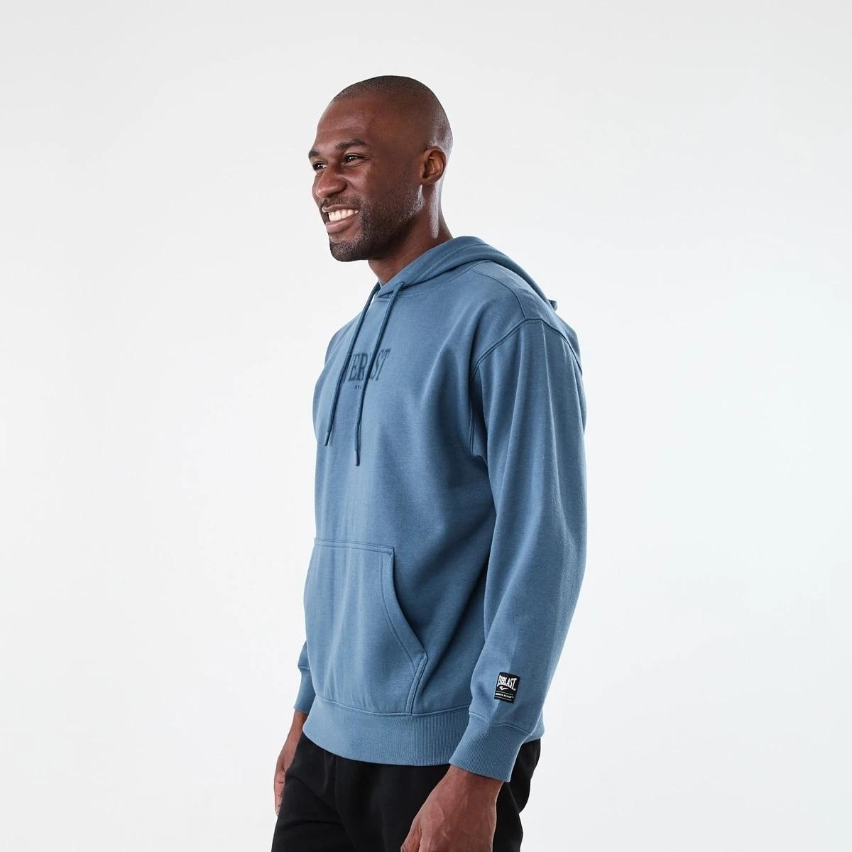 2 Everlast Mens Oversized Hoodie Denim, 2 of 9