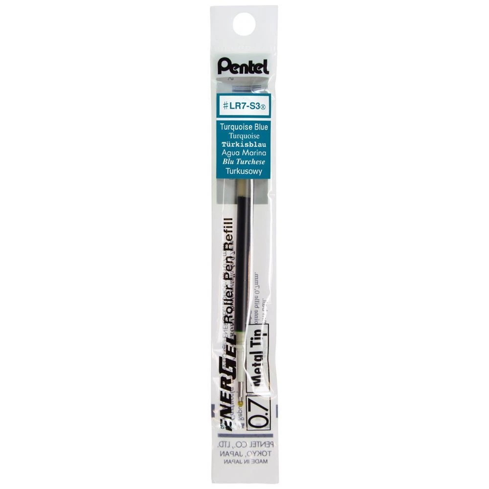 1 Pentel Energel Ink Refill 0.7mm Turquoise, 1 of 4