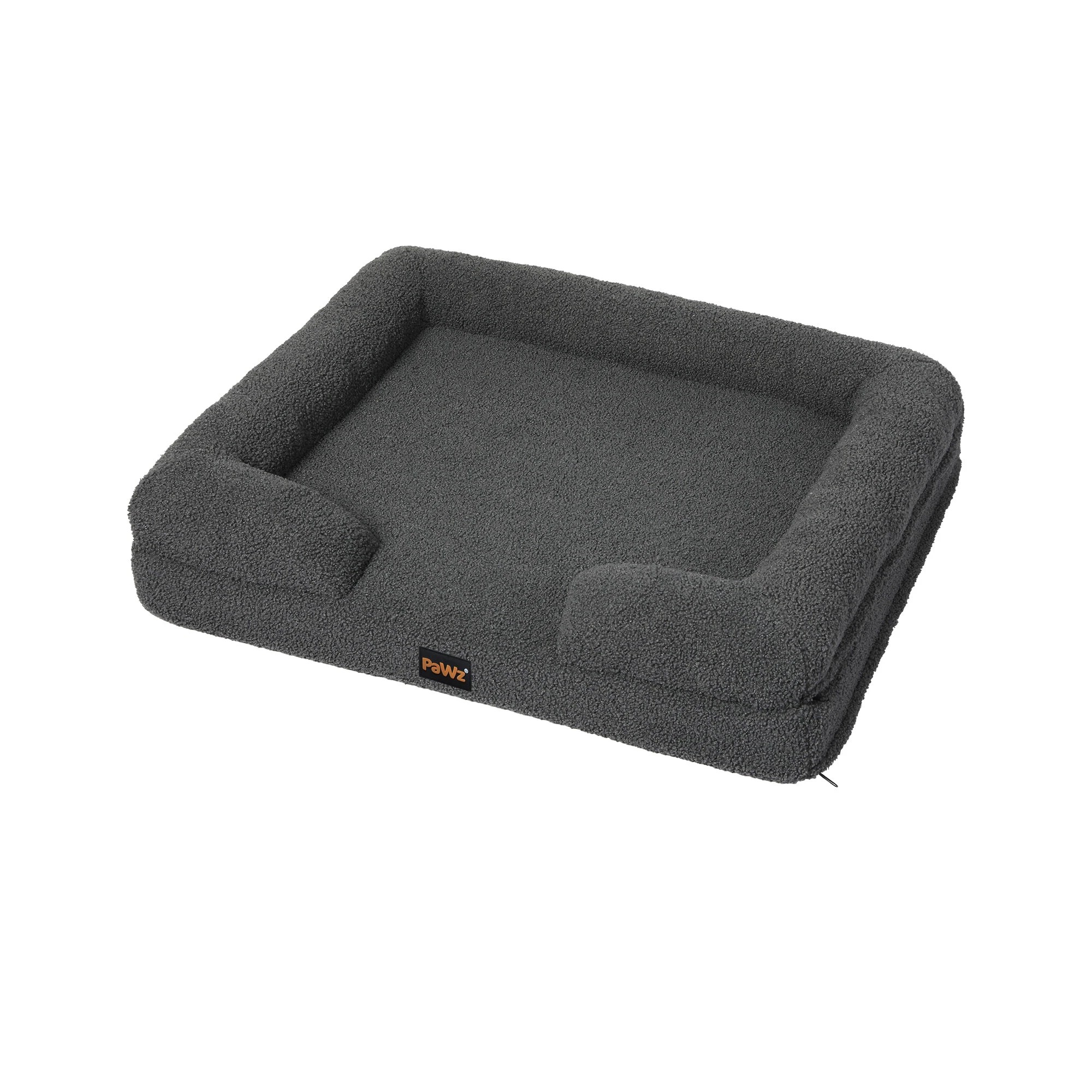 1 Pawz Memory Foam Pet Bed Medium - Grey, 1 of 6