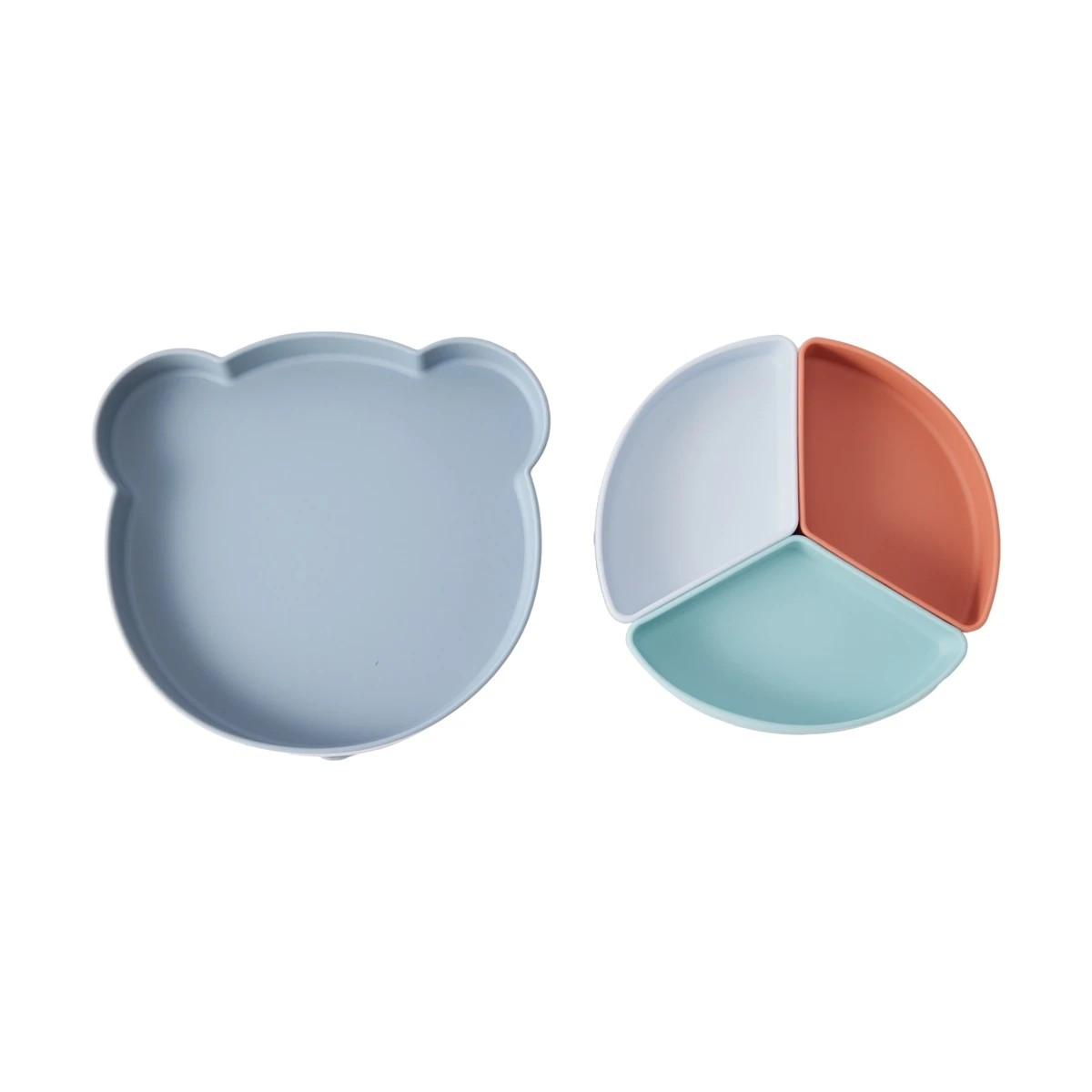 5 Silicone Suction Divided Plate, 5 of 7