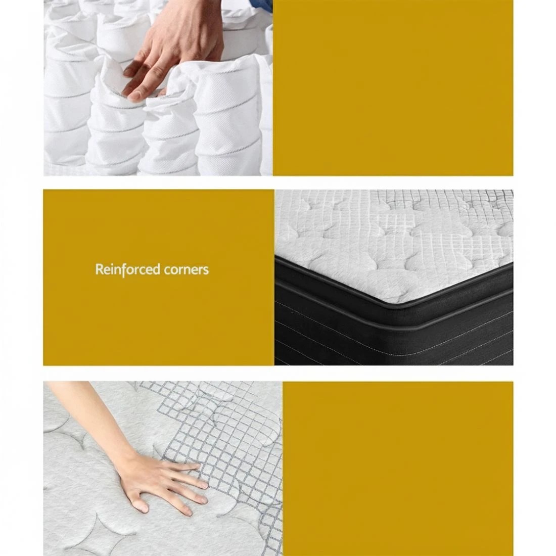 5 Giselle Bedding 32cm Mattress Extra Firm Double - Double Bed - Multi, 5 of 7