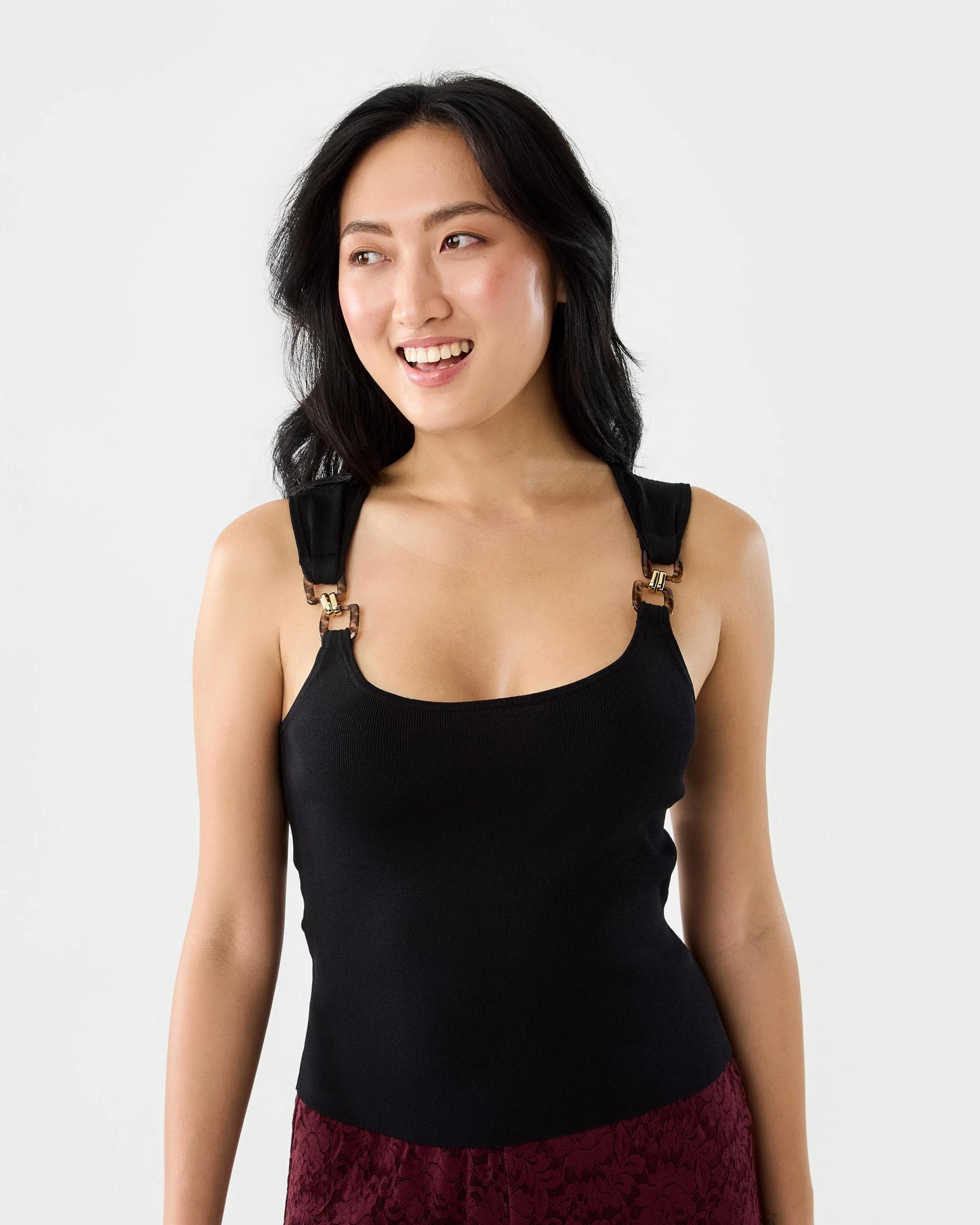 1 Chain Link Tank Top Black, 1 of 6