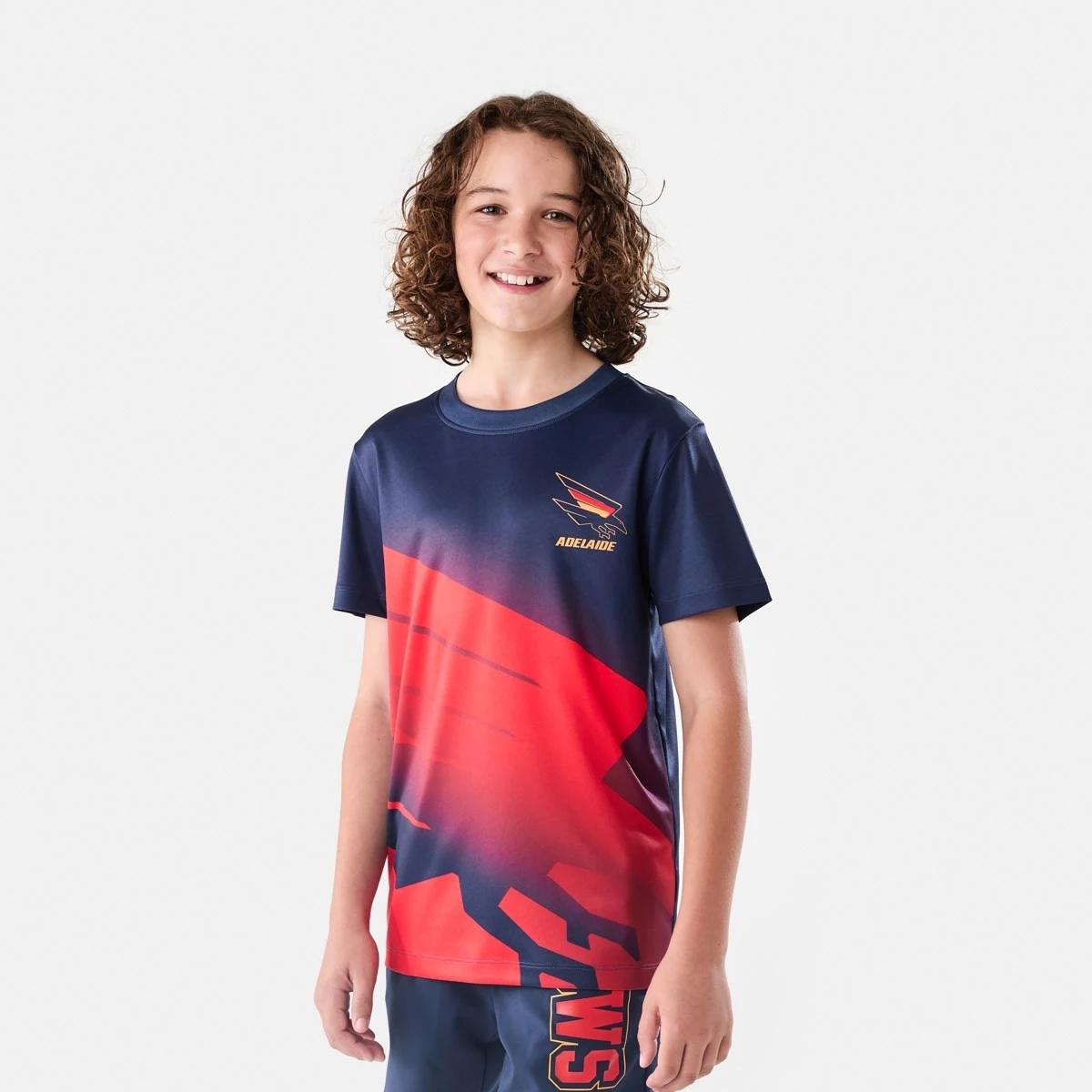 1 Official AFL Kids Training T-shirt Adelaide, 1 of 8