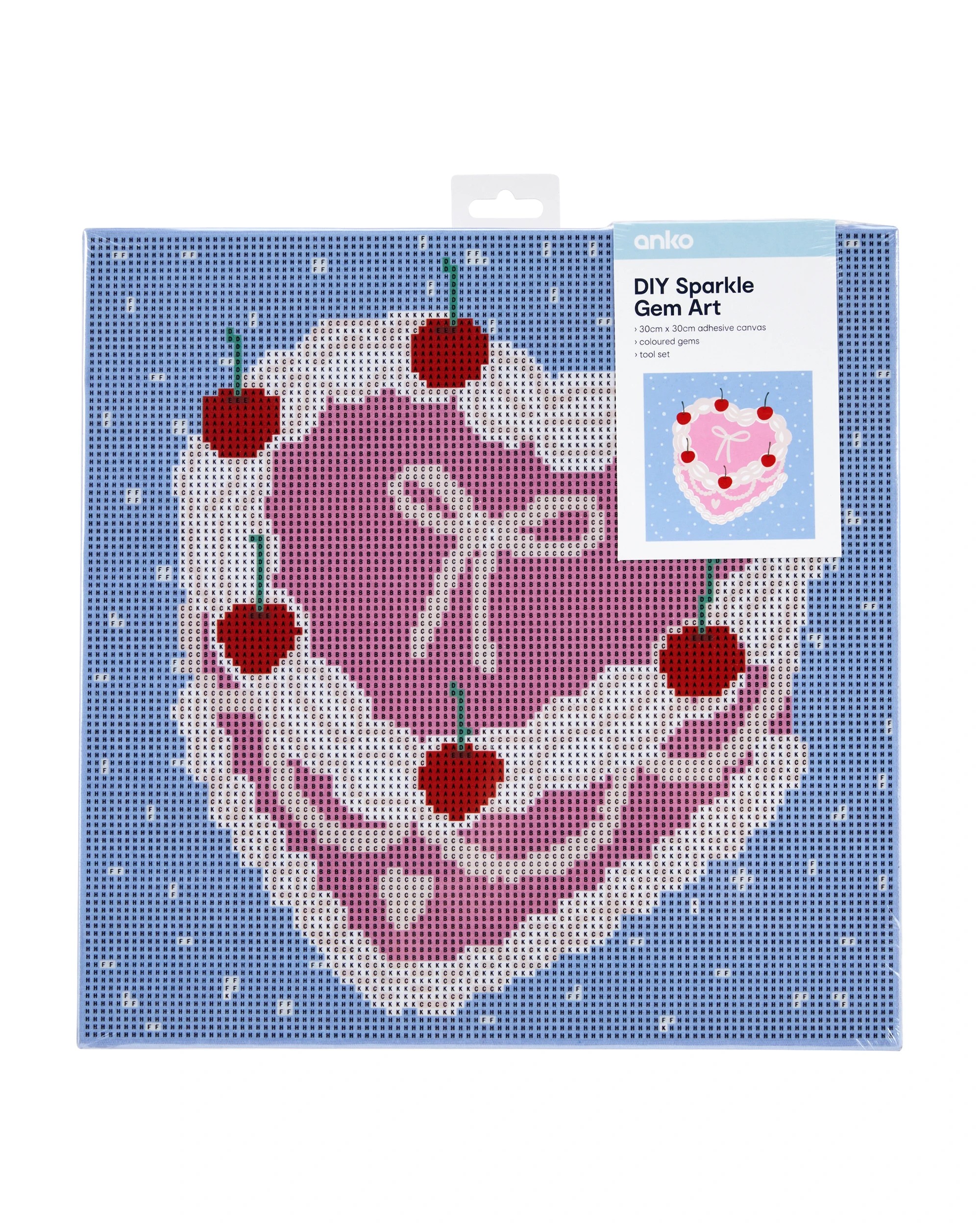 1 DIY Sparkle Gem Art - Vintage Cake, 1 of 3