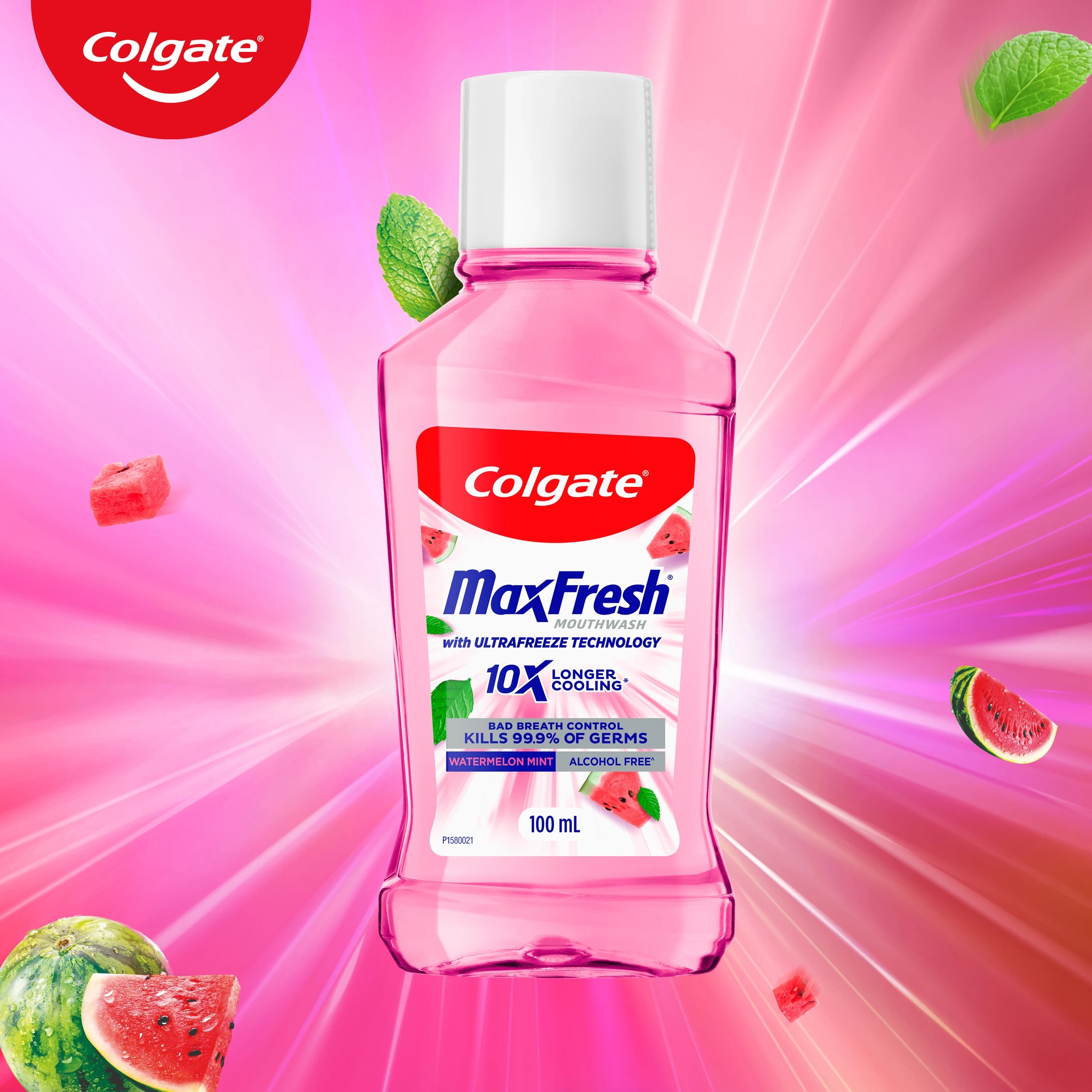 3 Colgate MaxFresh Watermelon Mint Mouthwash 100ml, 3 of 8