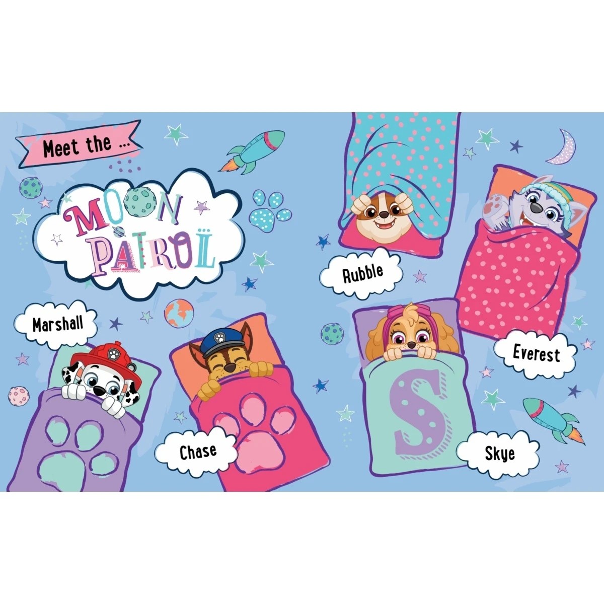 3 Nickelodeon PAW Patrol: Moon Patrol - Treasury of Bedtime Stories - Book, 3 of 3