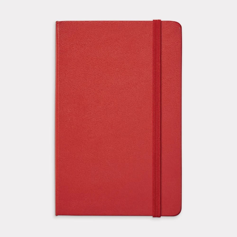 4 Moleskine Classic Hard Cover Plain Pocket Notebook Red, 4 of 5