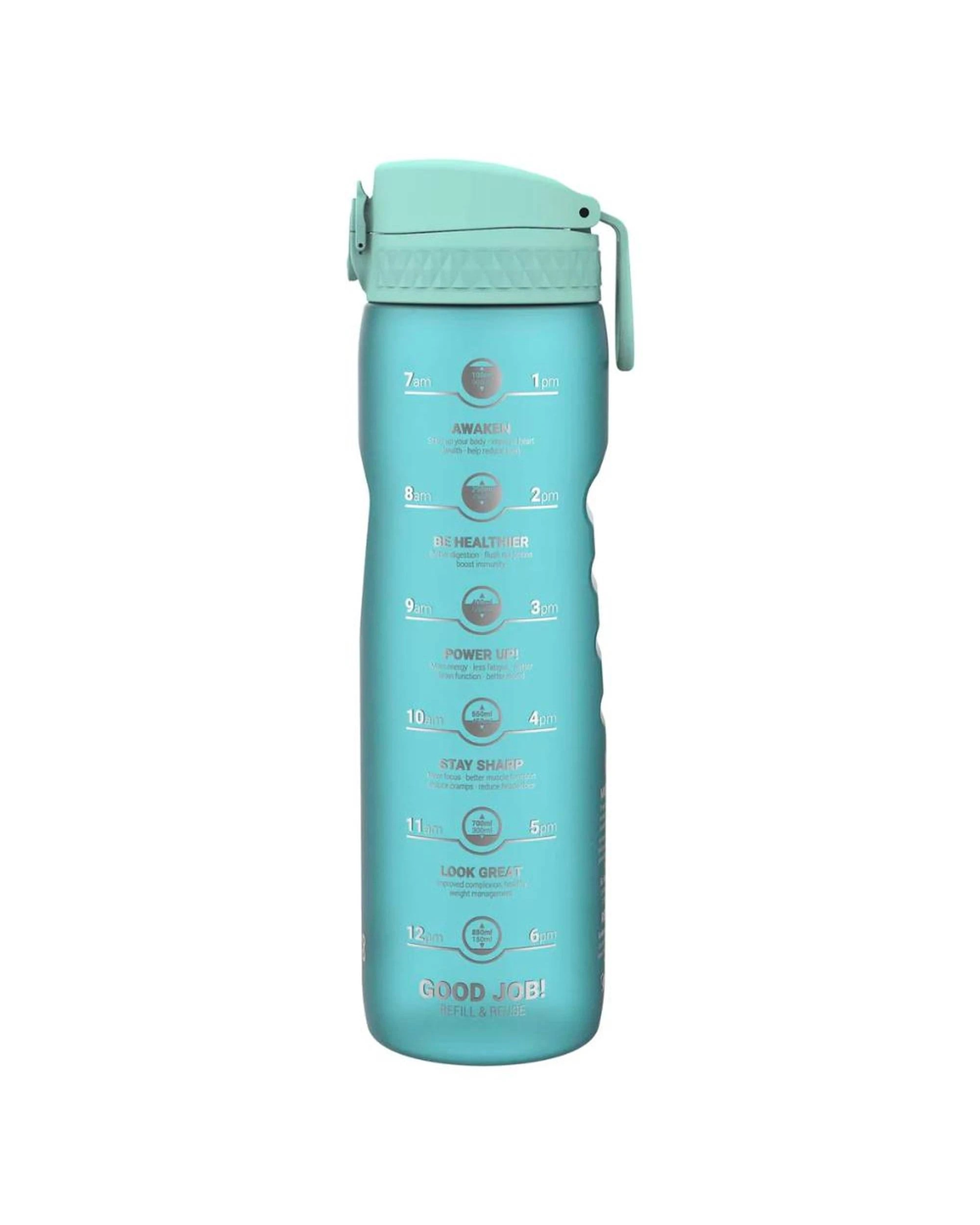 1 Ion8 Quench Motivator 1L Water Bottle - Blue, 1 of 3