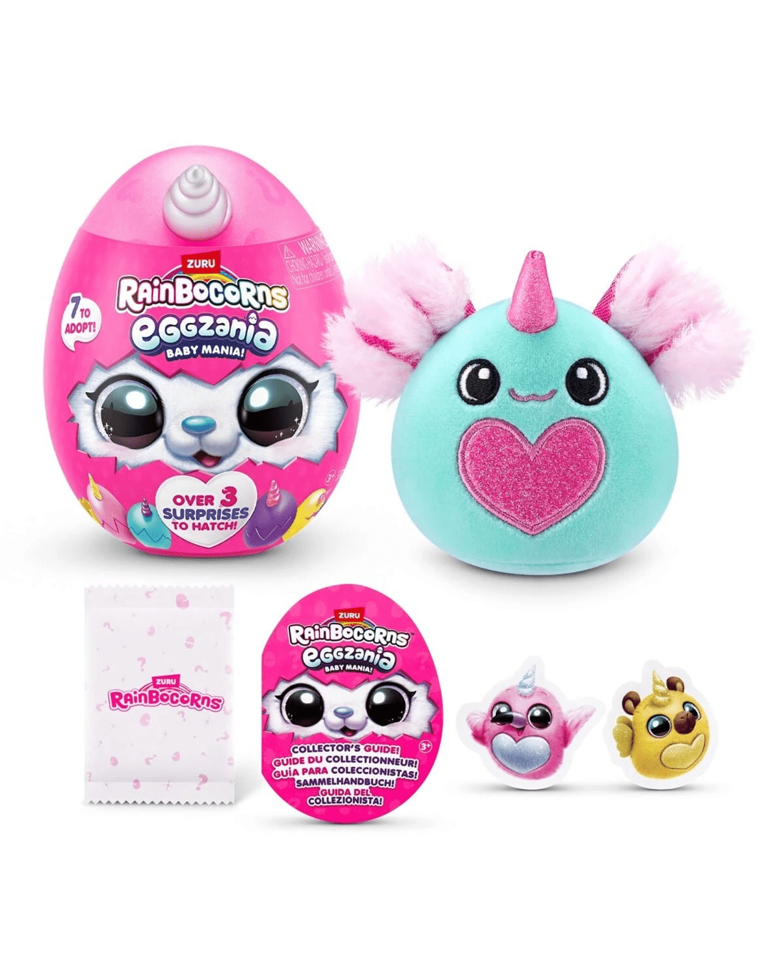 4 Zuru Rainbocorns Eggzania Baby Mania! - Assorted, 4 of 7