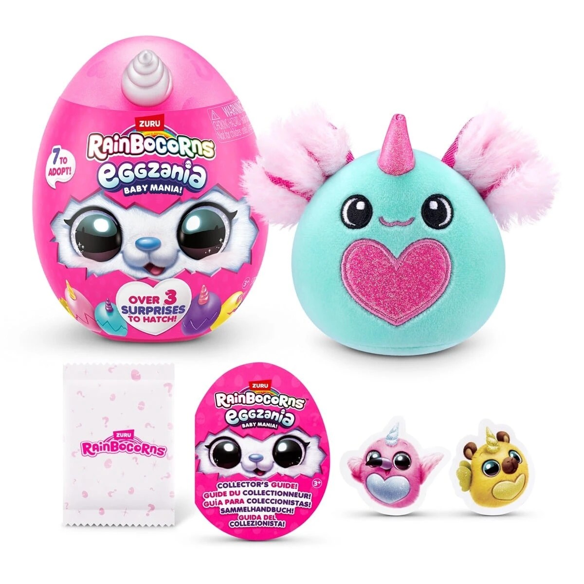 4 Zuru Rainbocorns Eggzania Baby Mania! - Assorted, 4 of 7