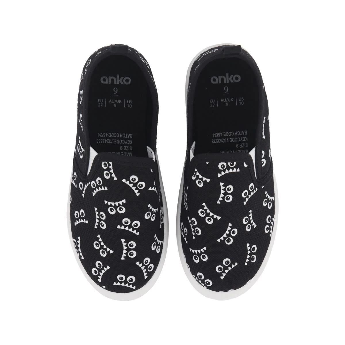 3 Junior Slip-on Canvas Shoes BEETLE, 3 of 5