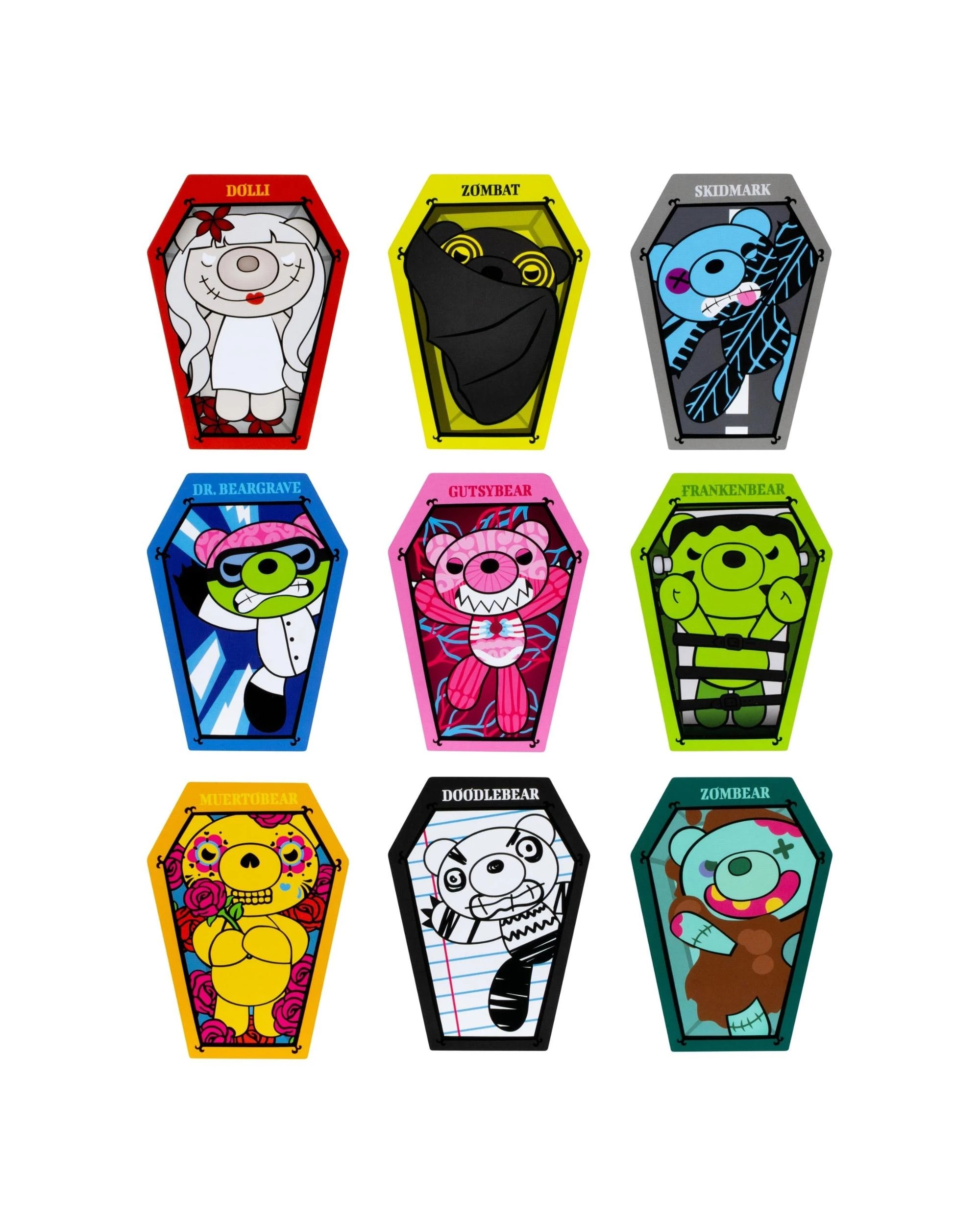 7 Deddy Bears Tomb Lock Card Game, 7 of 10