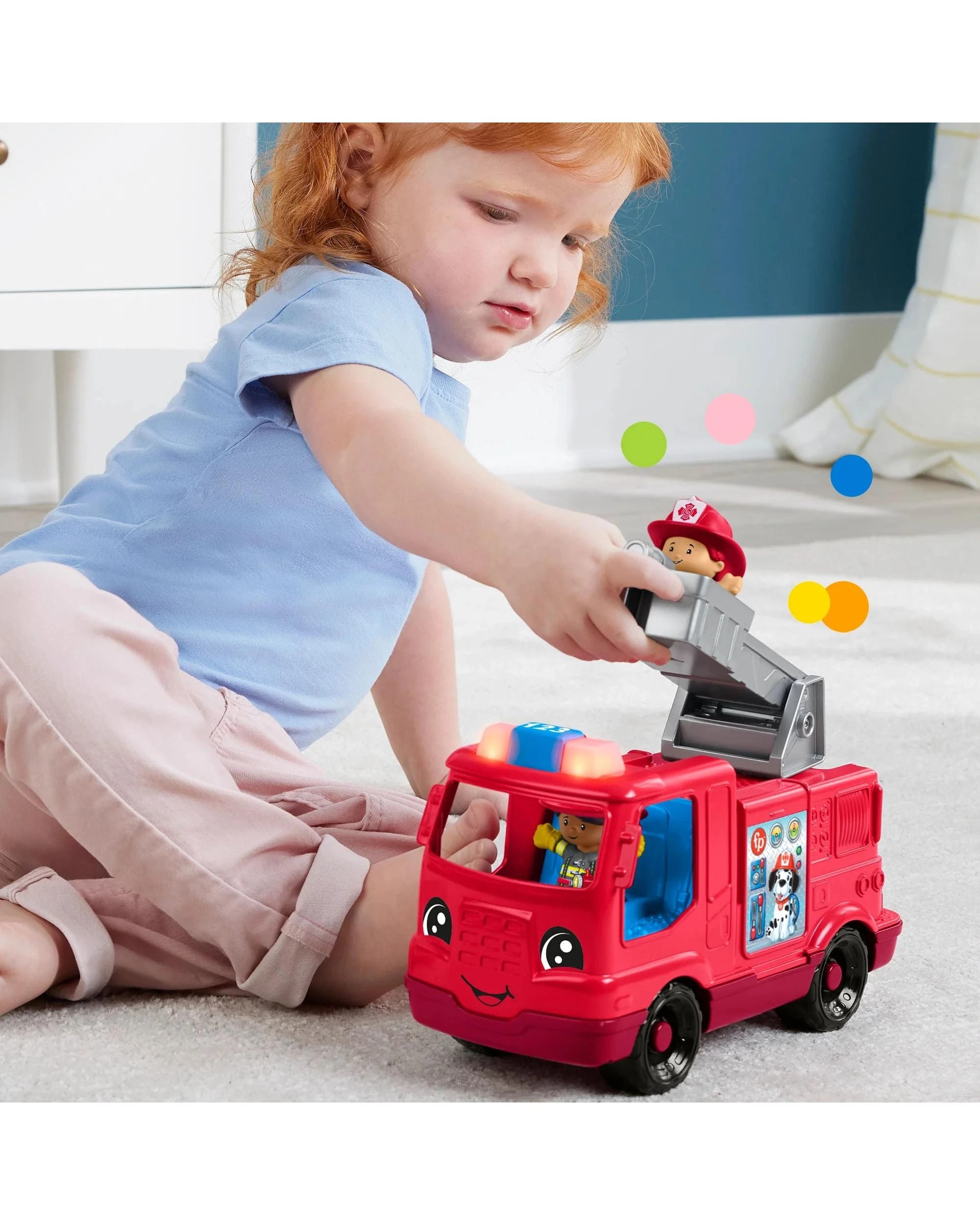 7 Fisher-Price Little People Fire Truck Playset, 7 of 7