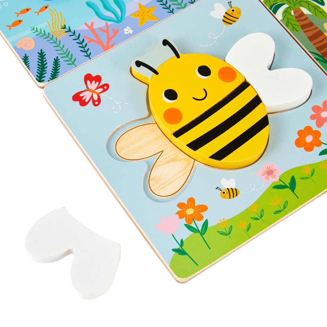 4 Wooden Play My First Puzzle Set, 4 of 6