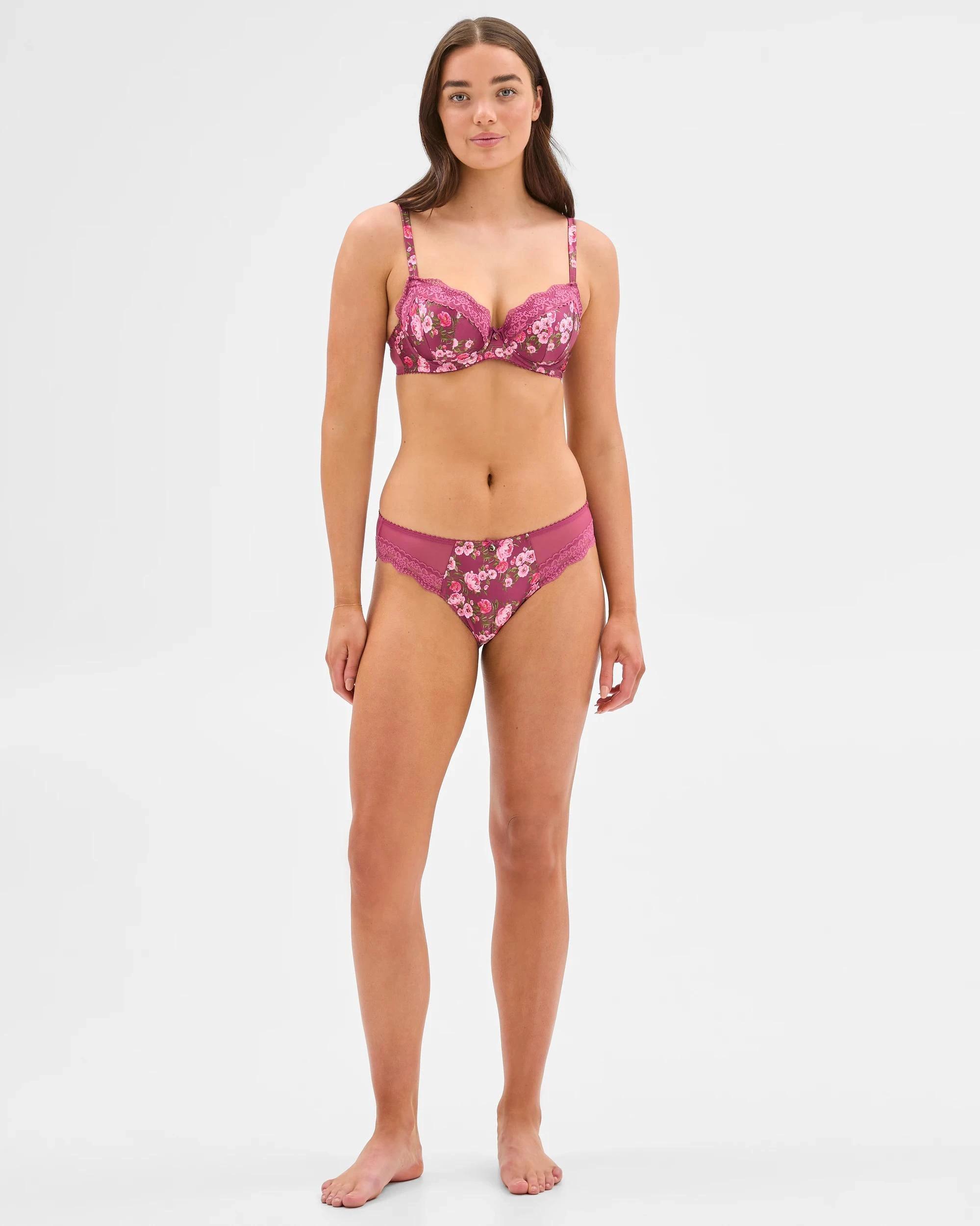 5 Target Wren Bikini Briefs PEONY WINE FLORAL, 5 of 5