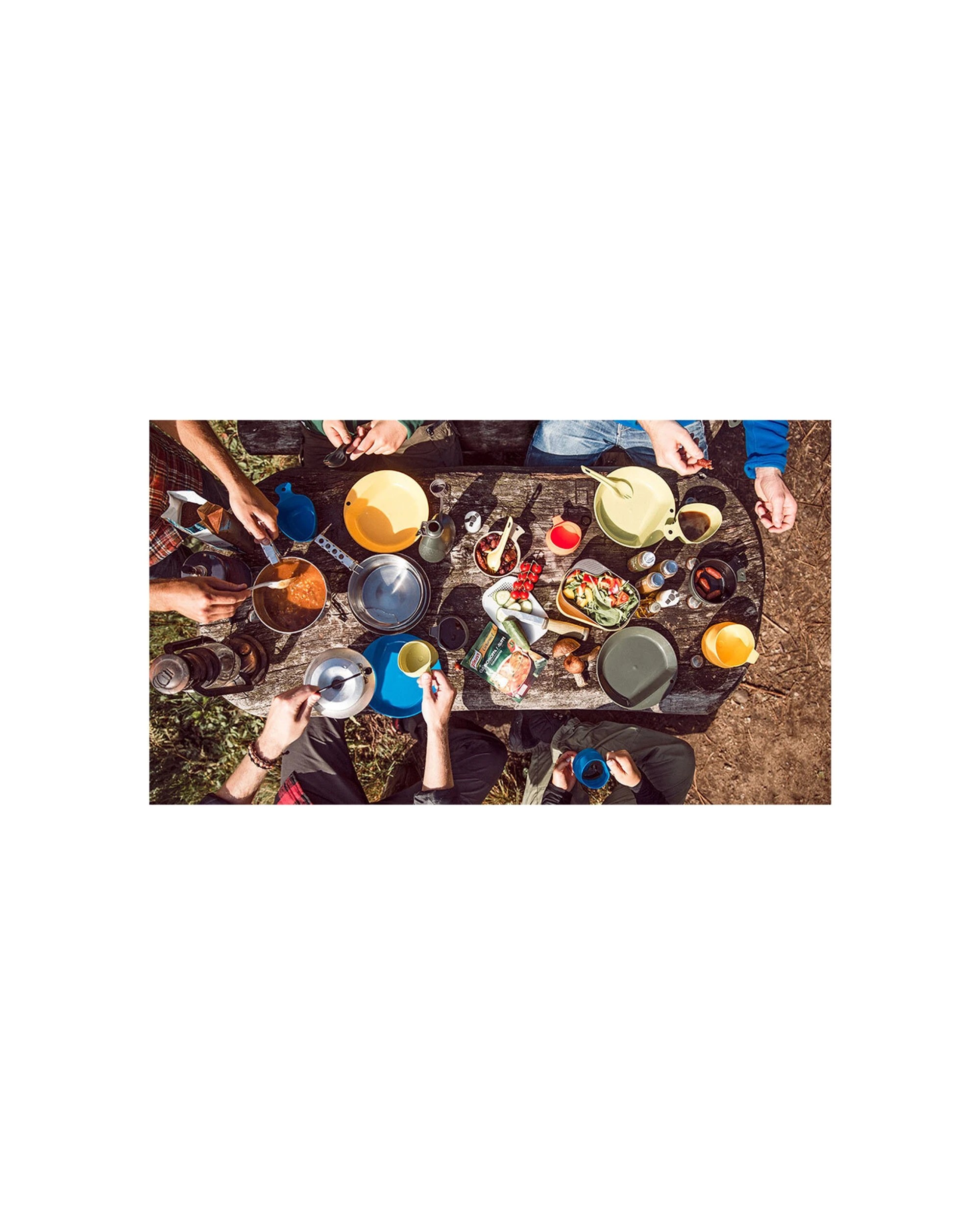 3 Wildo Pathfinder Kit Camping Utensils Set Lightweight 3 Piece Plate Cup Spork - Multi, 3 of 4