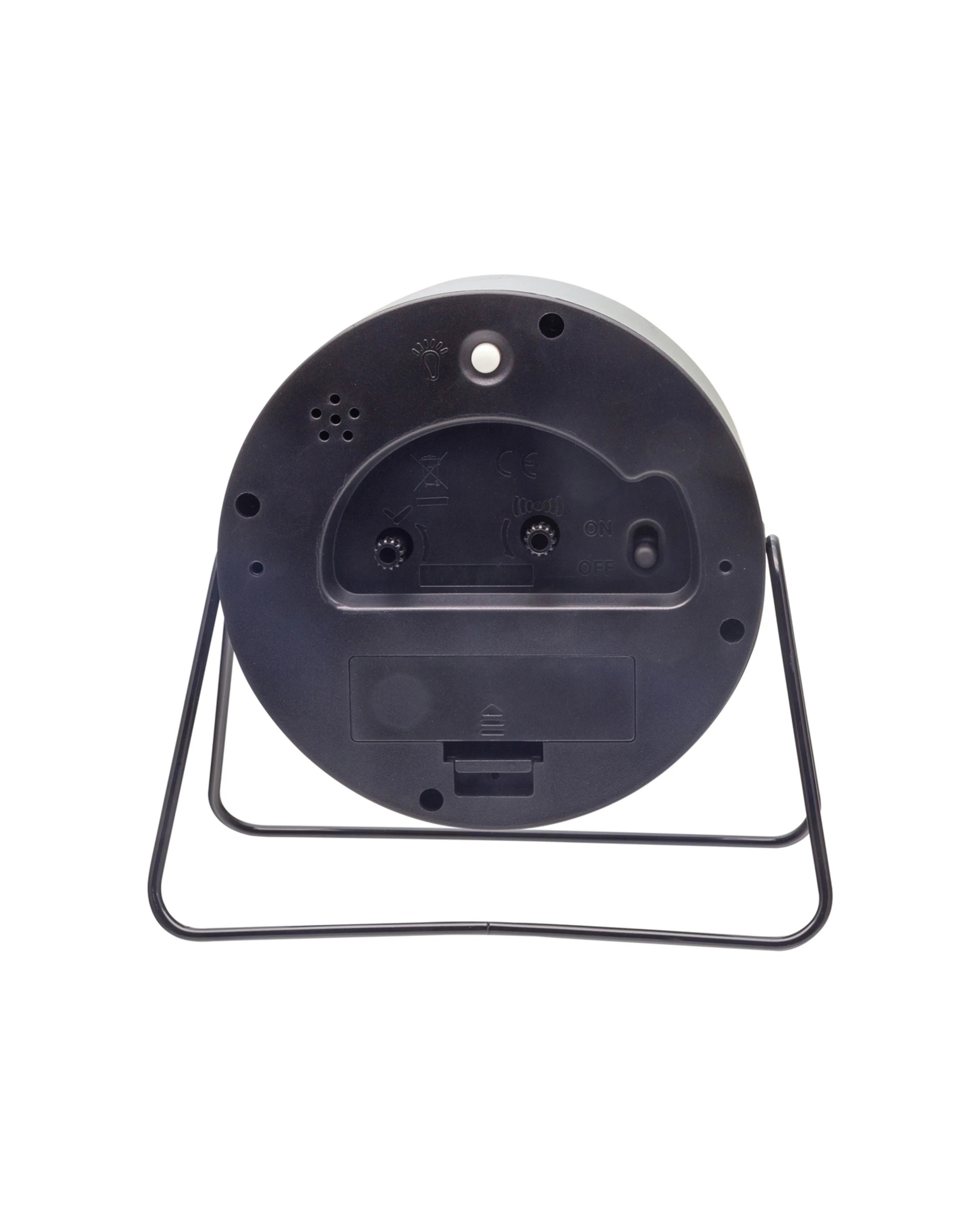 5 NEXTIME Berlin Table Alarm Clock Silent Movement With Night Light - Grey, 5 of 7