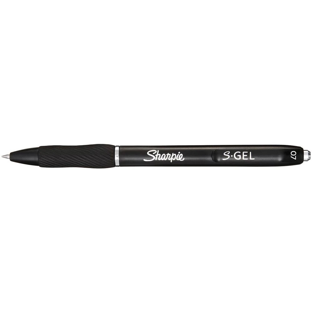1 Sharpie S-Gel Retractable Gel Pen 0.7mm Black, 1 of 10