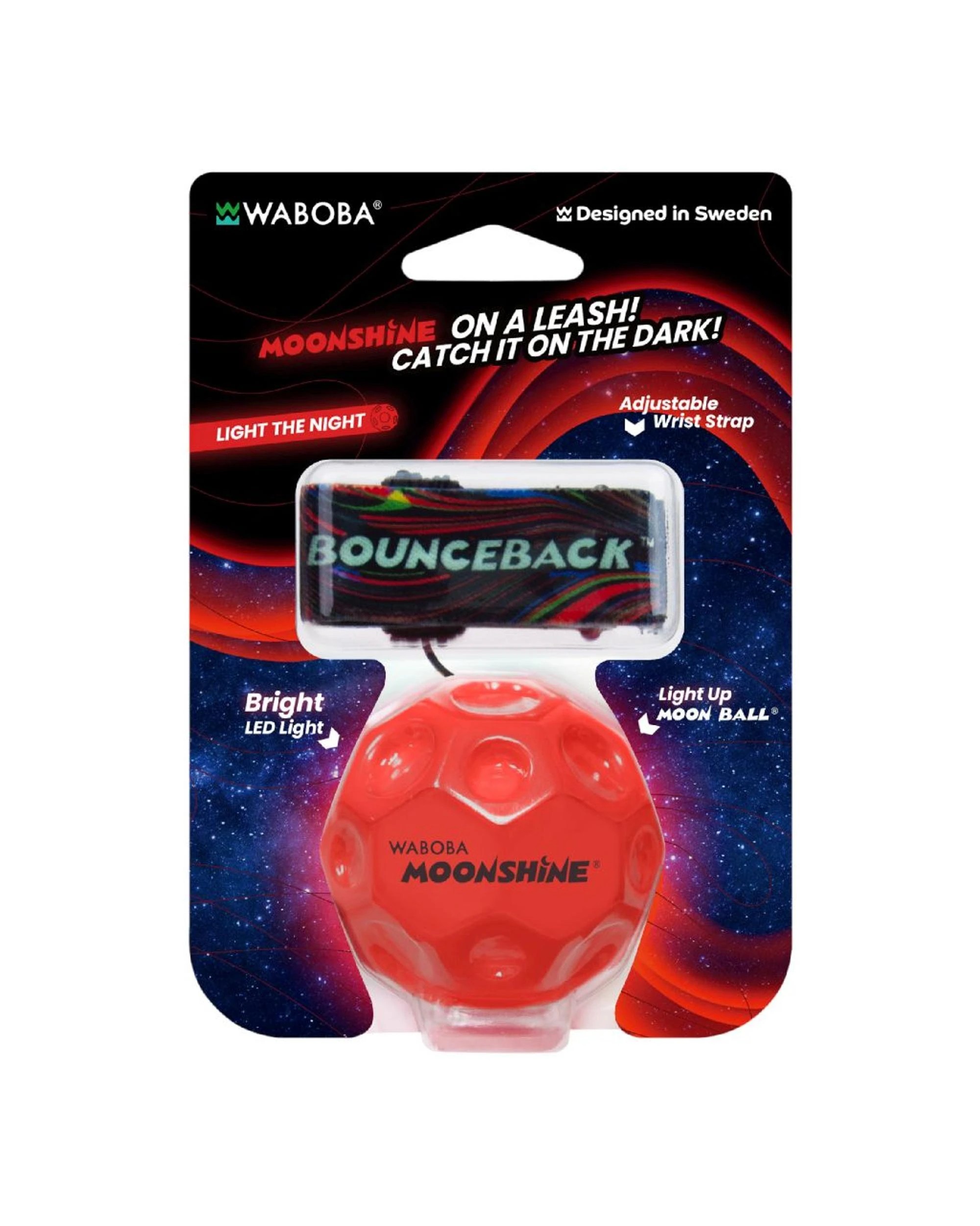 6 Waboba Moonshine LED Bounceback Moonball Assorted - Multi, 6 of 7