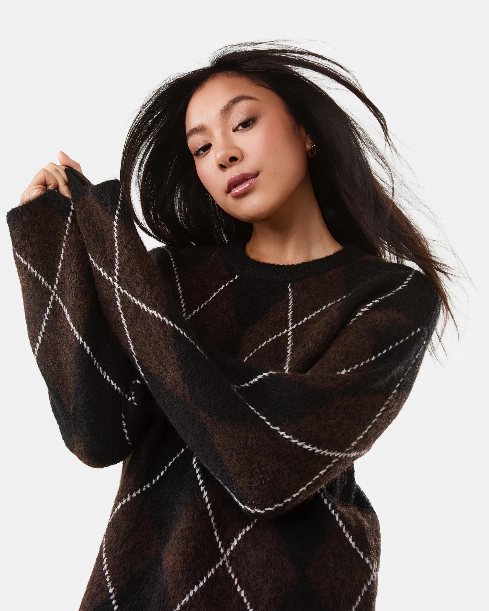 5 Argyle Jumper Mchoc Arg, 5 of 7